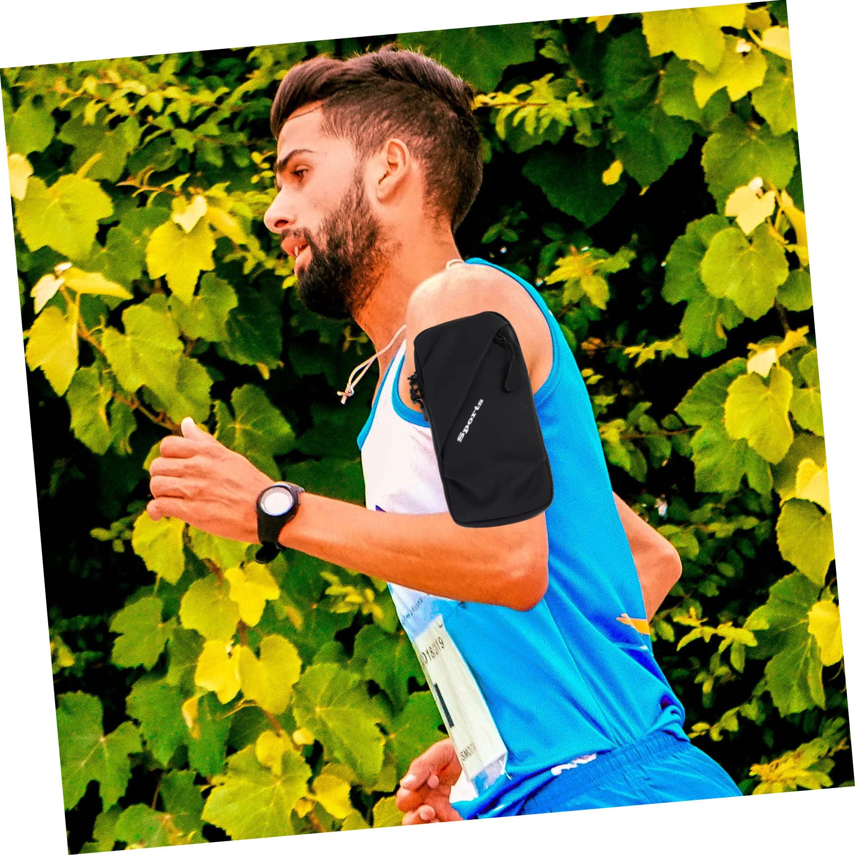 jojofuny 4pièces Brassard De Sport pour Téléphone Portable Pochette De Course Étanche pour Jogging Et Activités Extérieures Compatible avec Les Smartphones