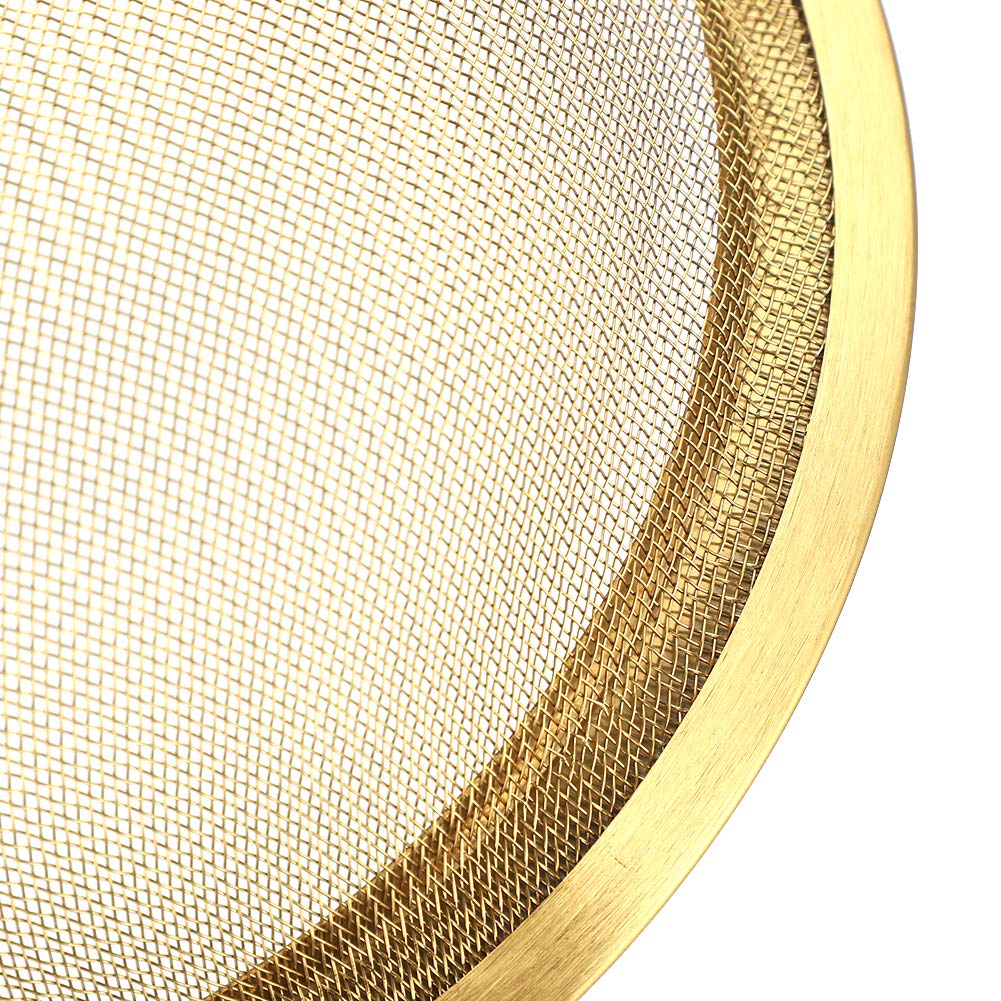Tamis ? Mailles Fines 4 Pi¨¨ces/Ensemble,Tamis ? Mailles Fines de 10CM/14CM/16CM/18CM,Tamis en Acier Inoxydable de Qualit¨¦ Alimentaire