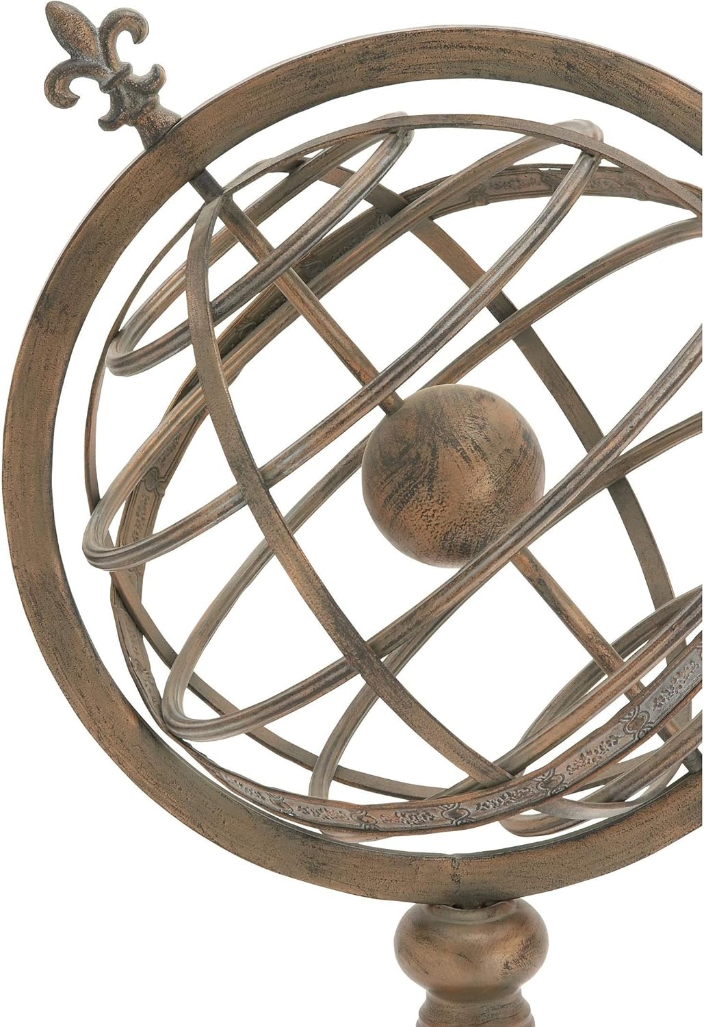 Metal Armillary Sphere Gold Traditional Iron
