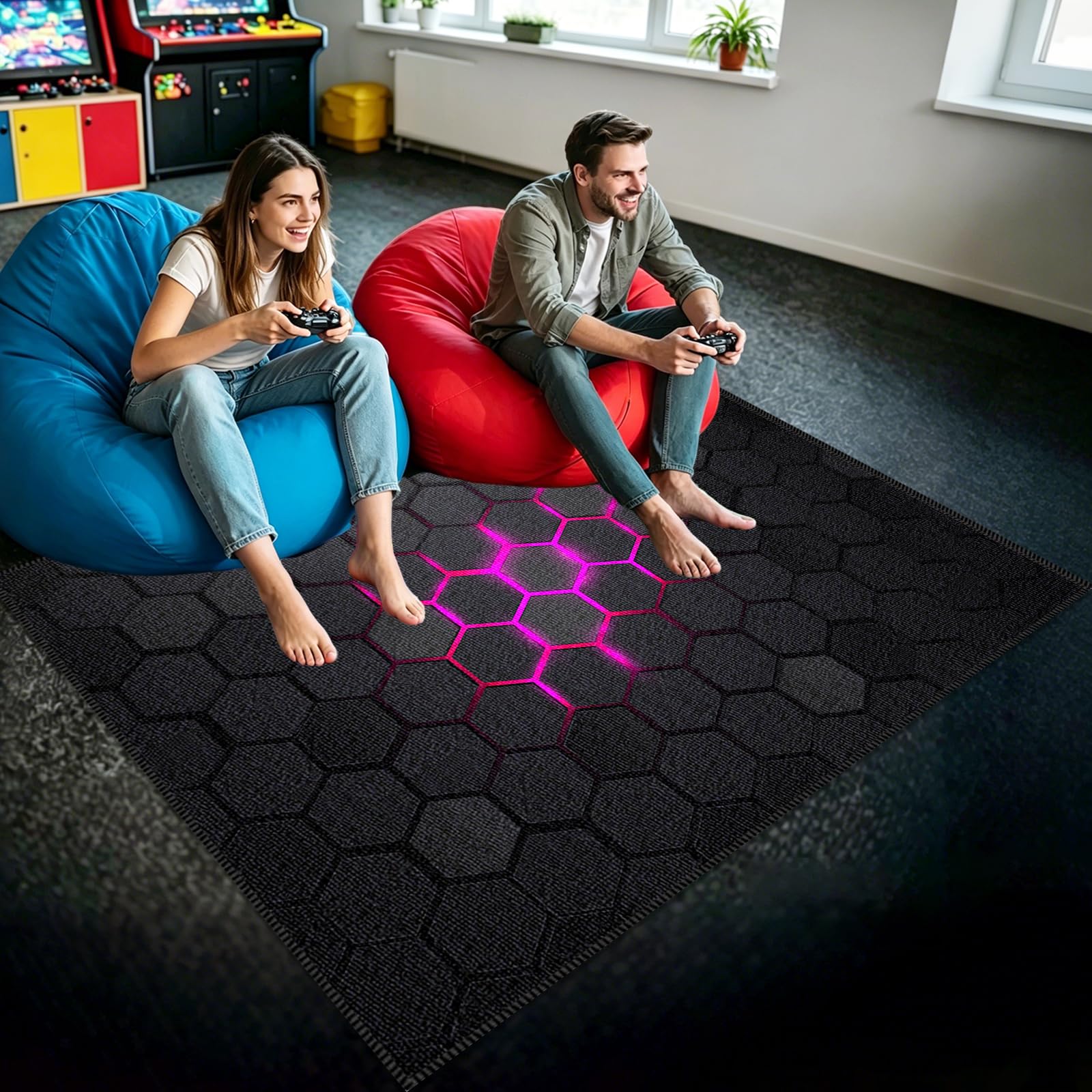 Tappeto per Sedia Gaming Ufficio Salvapavimento 90x110cm | Tappetino per Sedia da Gaming per Parquet e Pavimenti Duri, Tappeto per Sedia con Ruote, Riduce il Rumore, Movimento Fluido