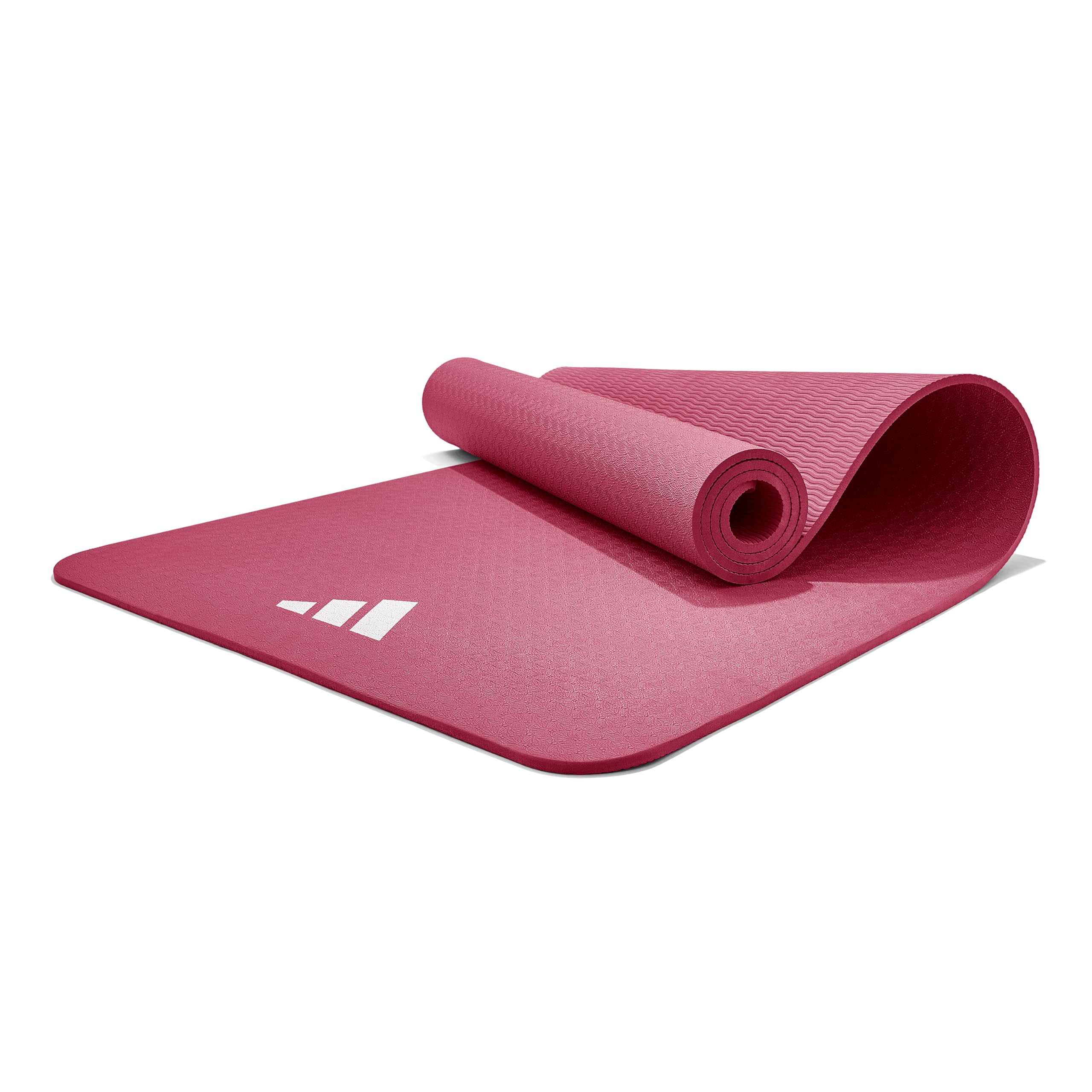Adidas ADYG-10100MR Ethylene Vinyl Acetate, Thermoplastic Elastomers Yoga Mat (Mystery Ruby, 8mm)-image-11