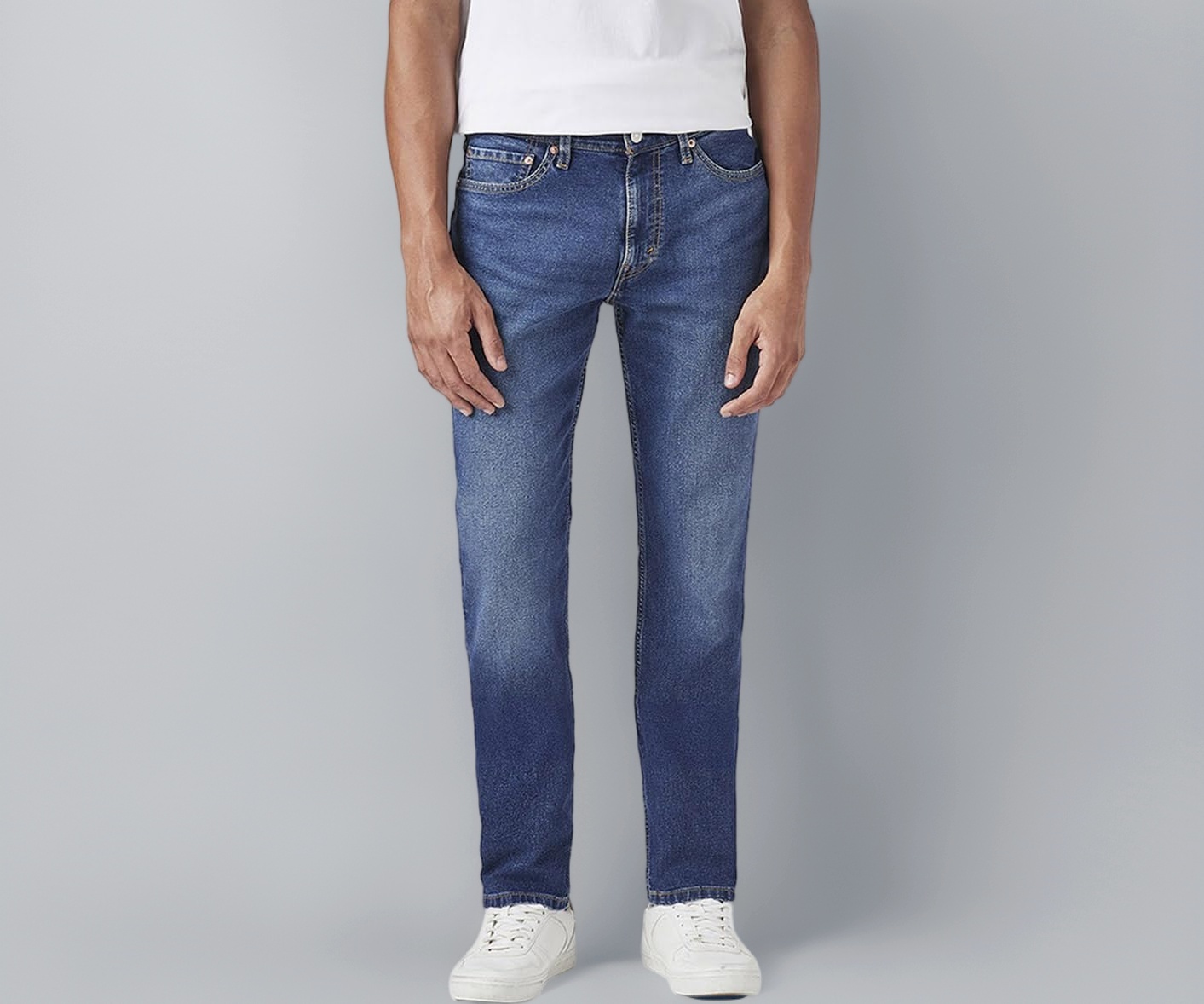 Levi's Men's 511 Dark Indigo Slim Fit Mid-Rise Jeans