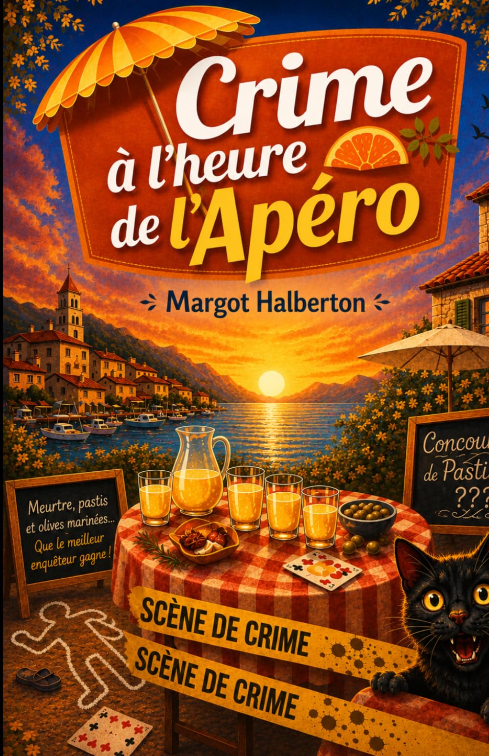 Crime à l’Heure de l’Apéro: Installez-vous au soleil, servez-vous un verre… et plongez dans une enquête où l’apéritif pourrait bien être mortel.