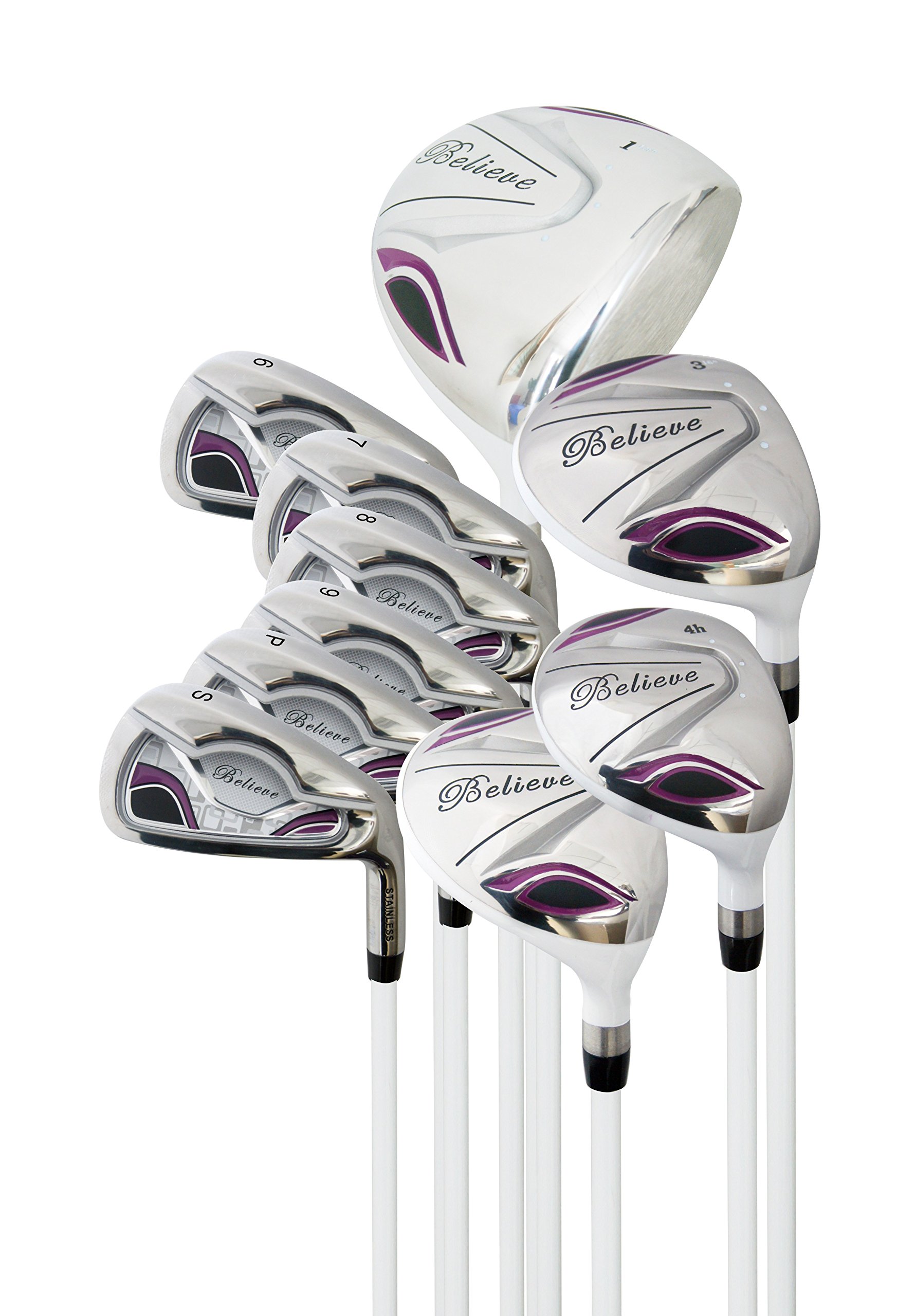 Amazon.com : Believe Ladies Complete Golf Set - Purple - Right  display picture 1