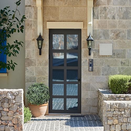 Miniatura 7 de UNADRA Paquete de 2 plantas de boj sintético para exteriores (22 pulgadas de alto, 13 pulgadas de profundidad), juego de 2 topiarios artificiales de