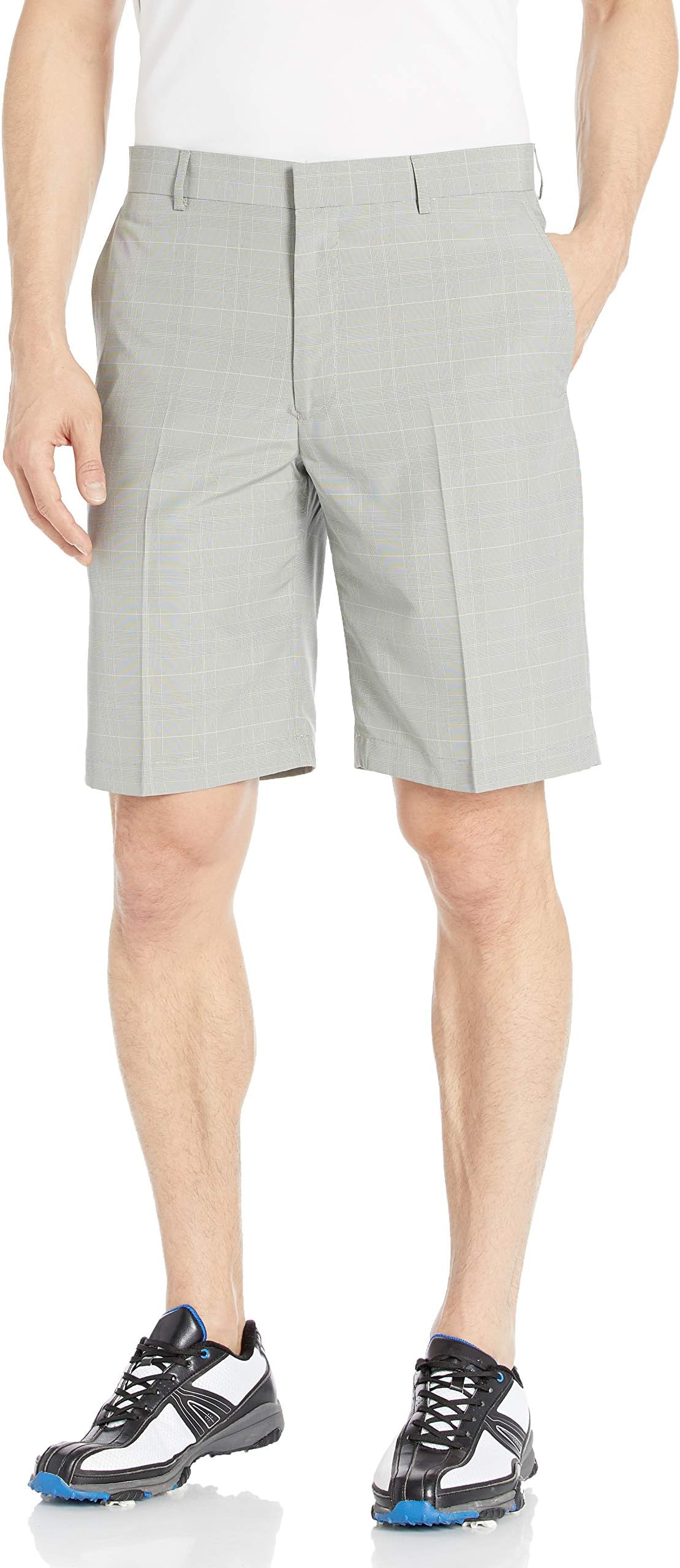 Louis RaphaelMen's Flat Front Plaid Short
