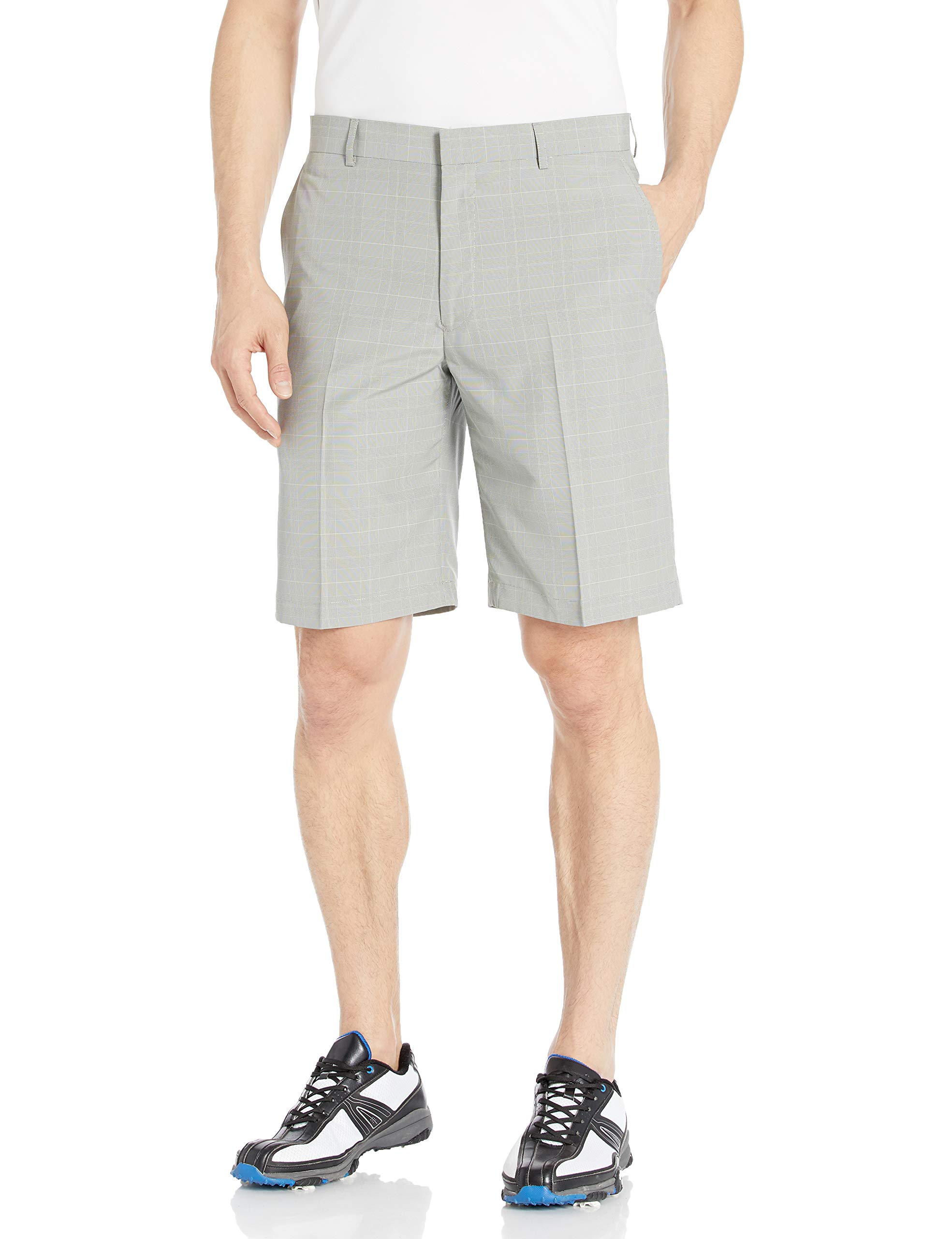 Louis RaphaelMen's Flat Front Plaid Short