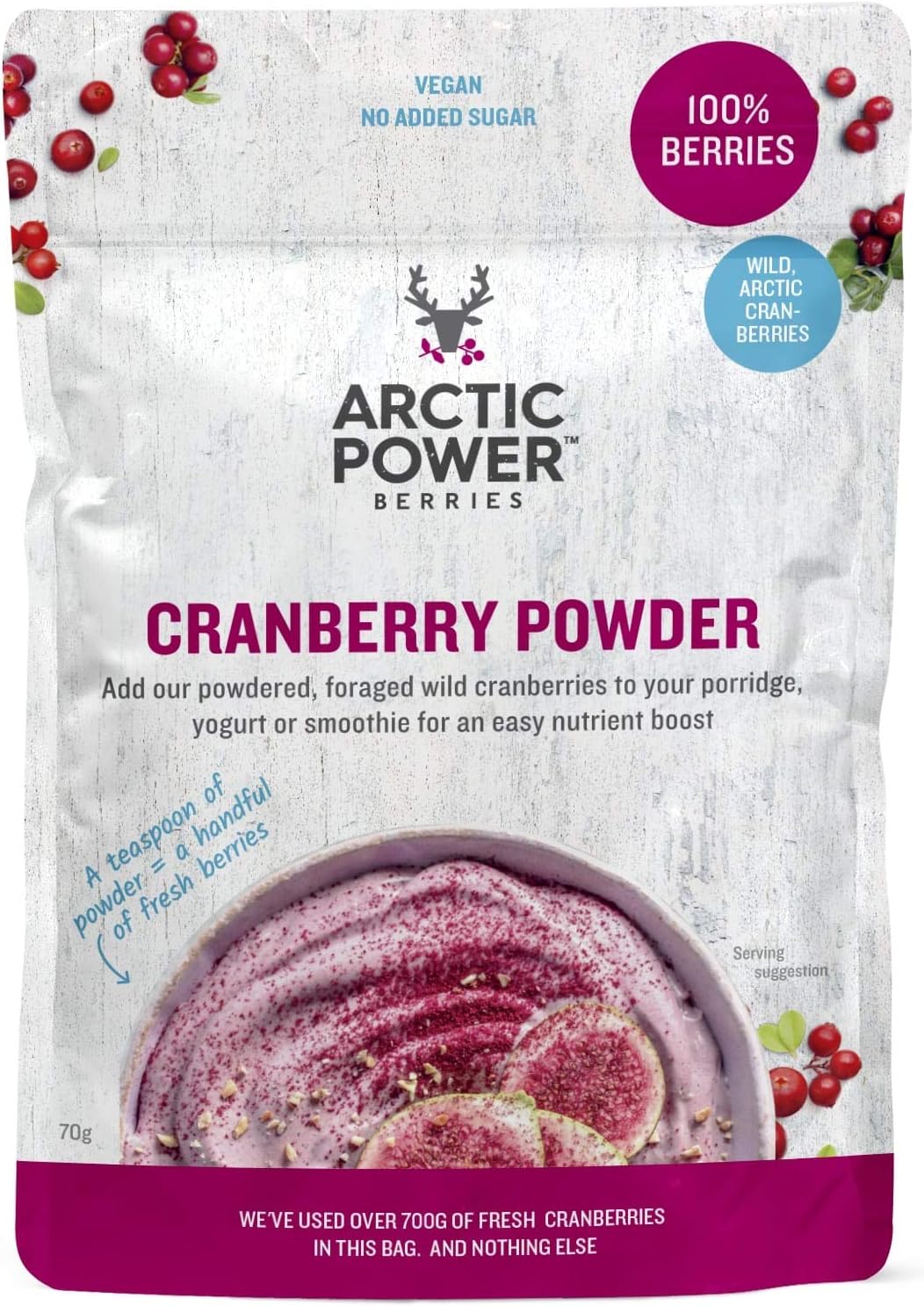 Berries 70 g 100% Pure Cranberry Powder