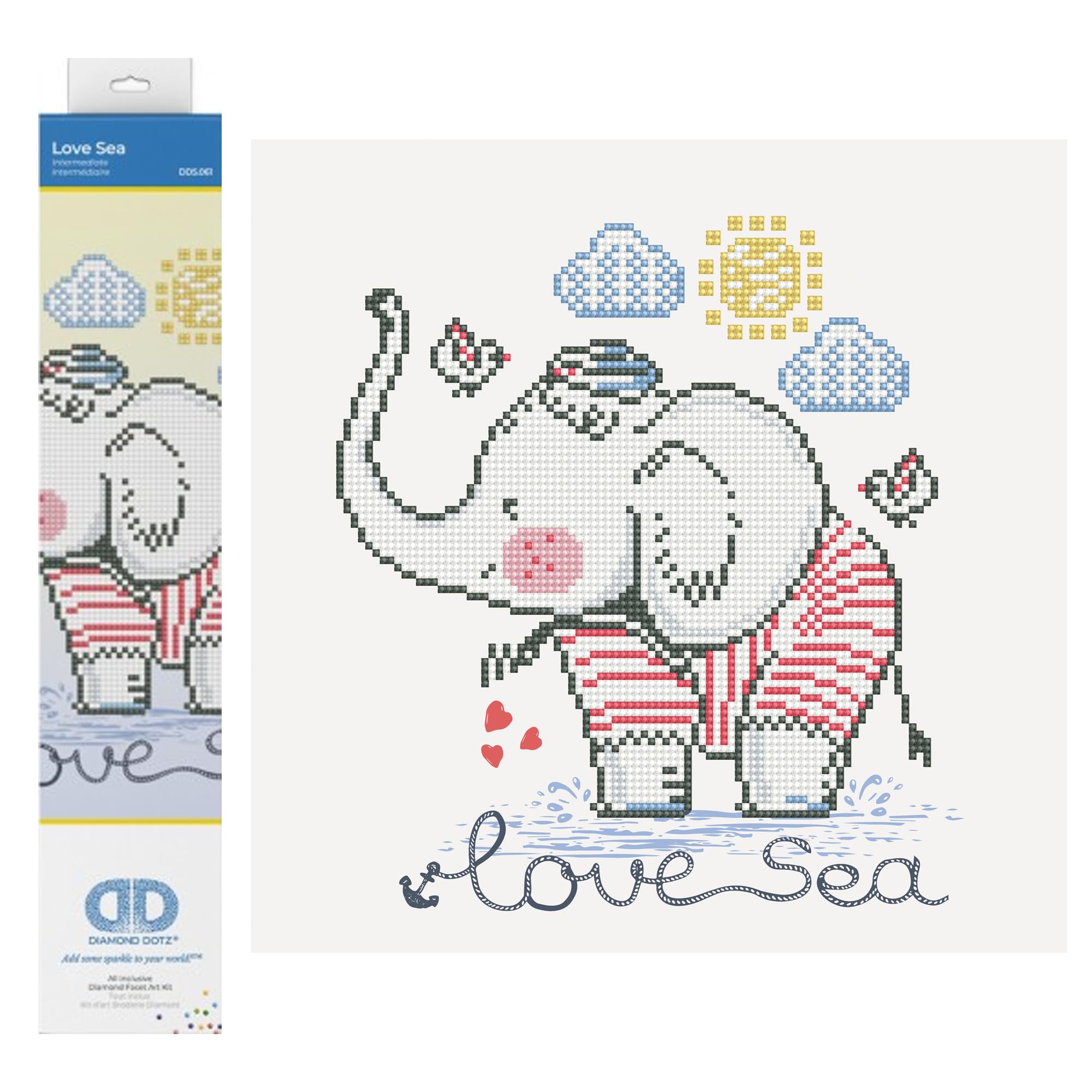 Diamond Painting Kit: Love Sea