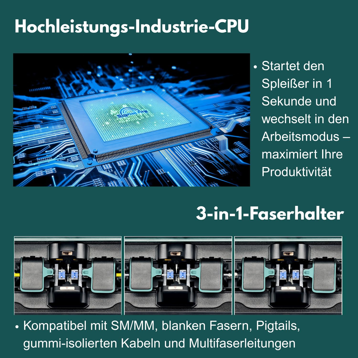 Neues Modell AI-6A+ Fusion Splicer Glasfaser Spleißgerät Automatisches LWL Fusionsspleißgerät-Kit Kernausrichtung mit 6 Motoren 8s Spleißen 18s Aufheizen