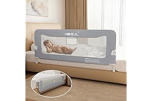 Foldable 59in Bed Rail for Toddlers and Kids