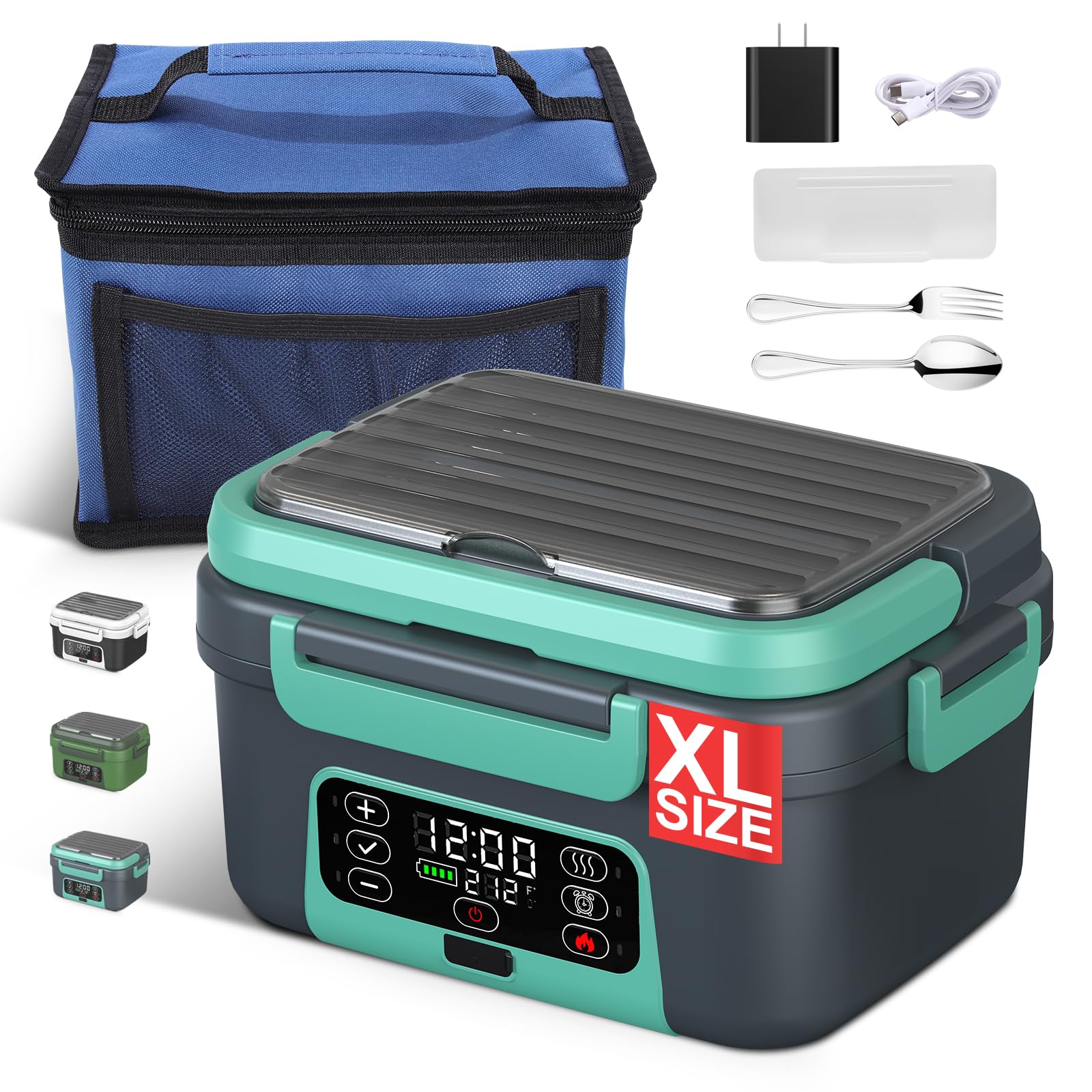 EDCREATY Cordless Heated Lunch Box