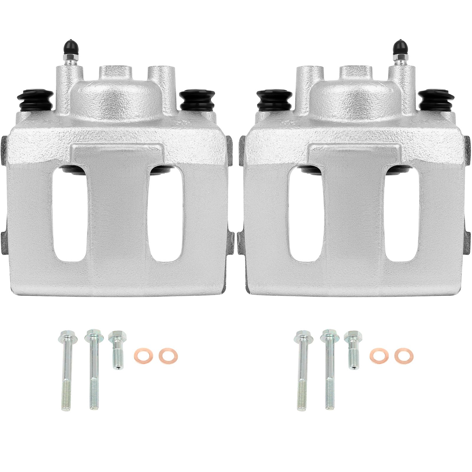 SCITOO Front Brake Caliper Without Bracket 184339, 184340 Compatible For Jeep Cherokee/Comanche, For Jeep Grand Wagoneer 93, For Jeep TJ 97-06, For Jeep Wagoneer 90, For Jeep Wrangler 90-95 97-06