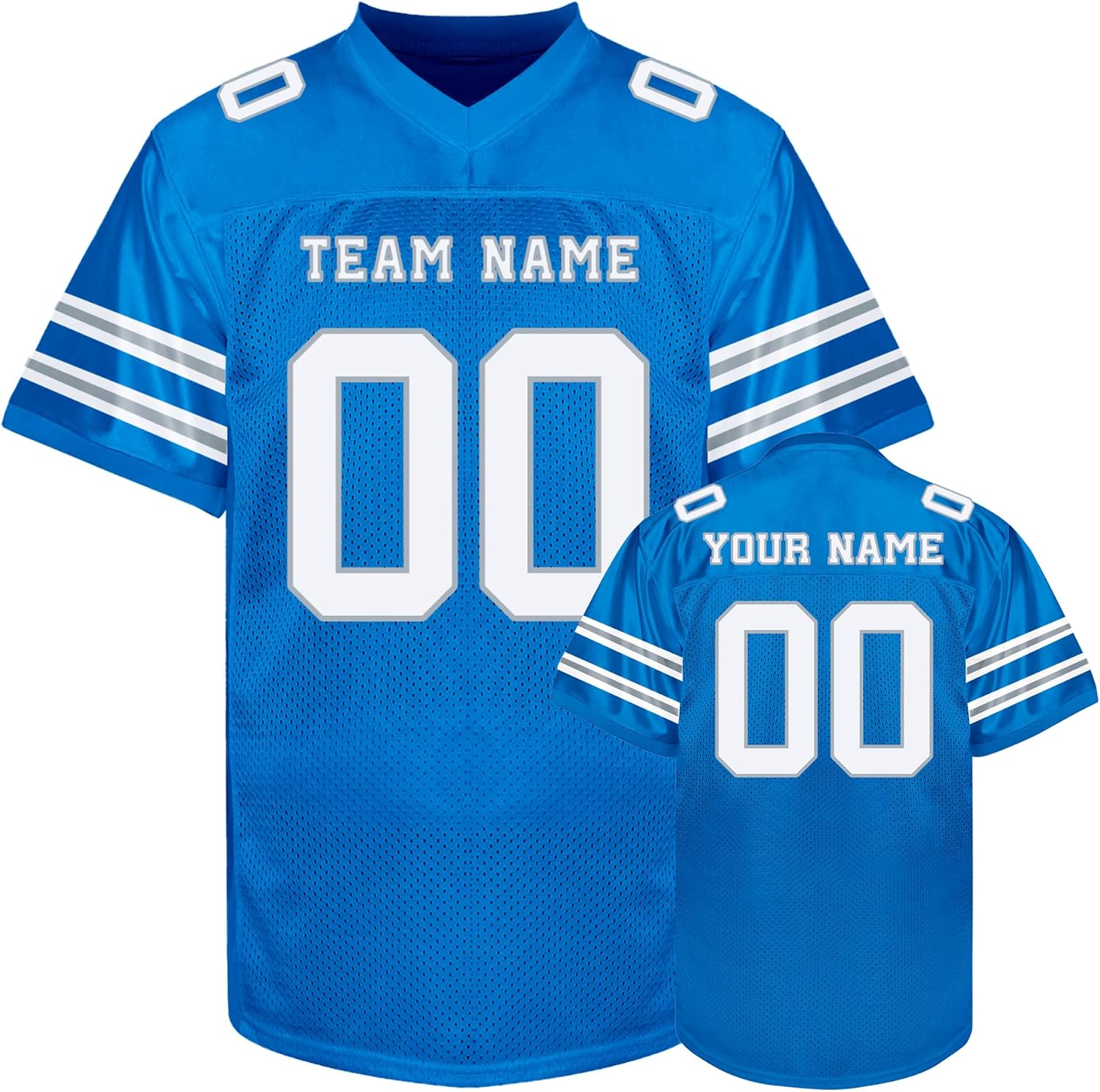 Custom Football Jersey Personalize Uniform Team Name Number Logo Sport Game Day Shirt Customized Fans Gift Men Women