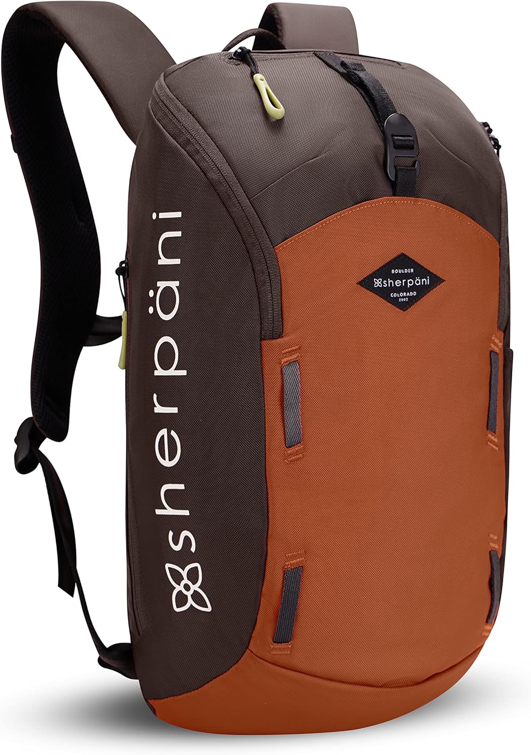 Sherpani Switch, 15L Lightweight Travel Hiking Backpack, Hydration Backpack, Backpack Purse for Women, Daypack for Women, Fits 13 Inch Laptop (Clay)