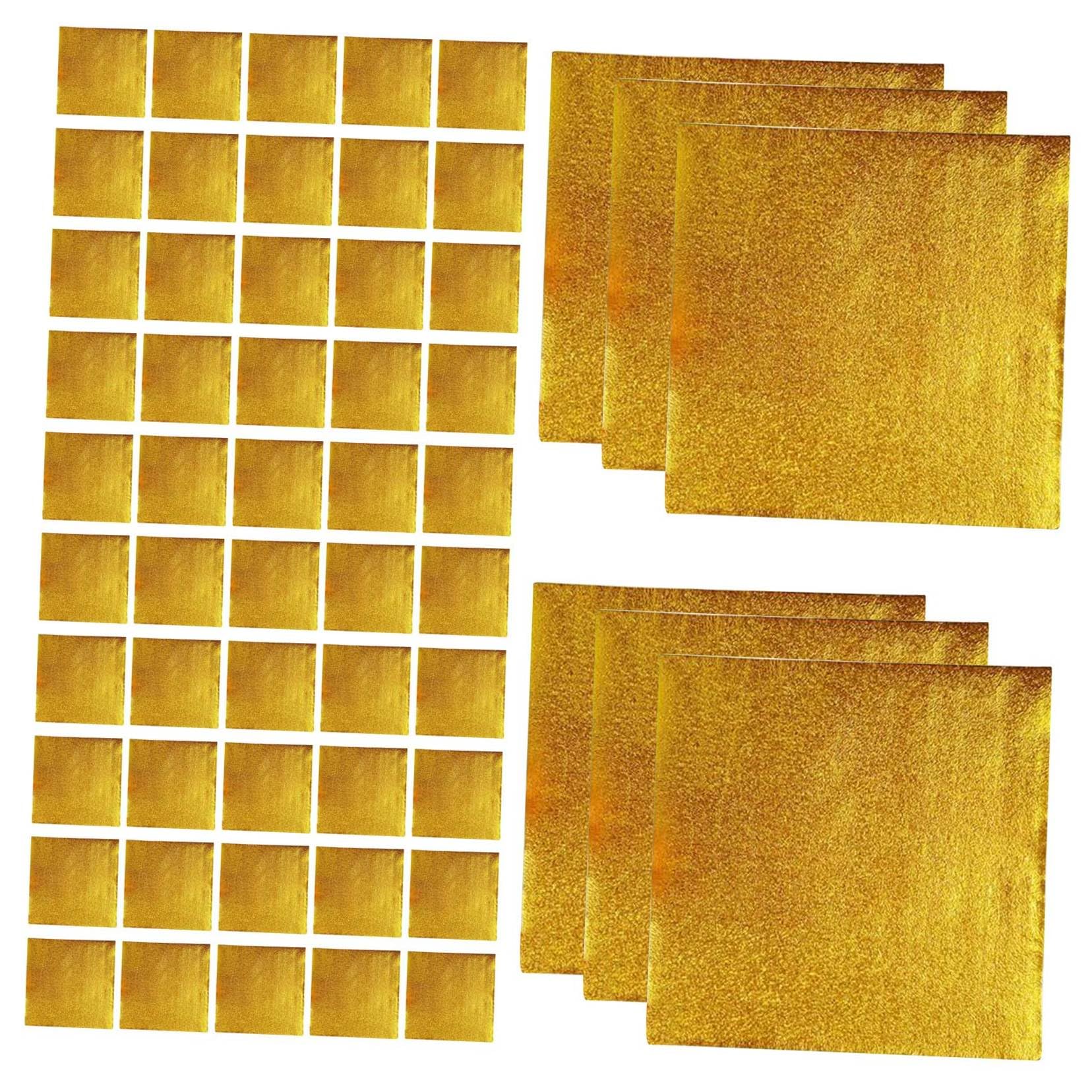 500stücke Aluminiumfolie Goldfolie Geschenkpapier Verpackungsfolie Für Süßigkeiten Und Pralinen Für Partys Und Besondere Anlässe