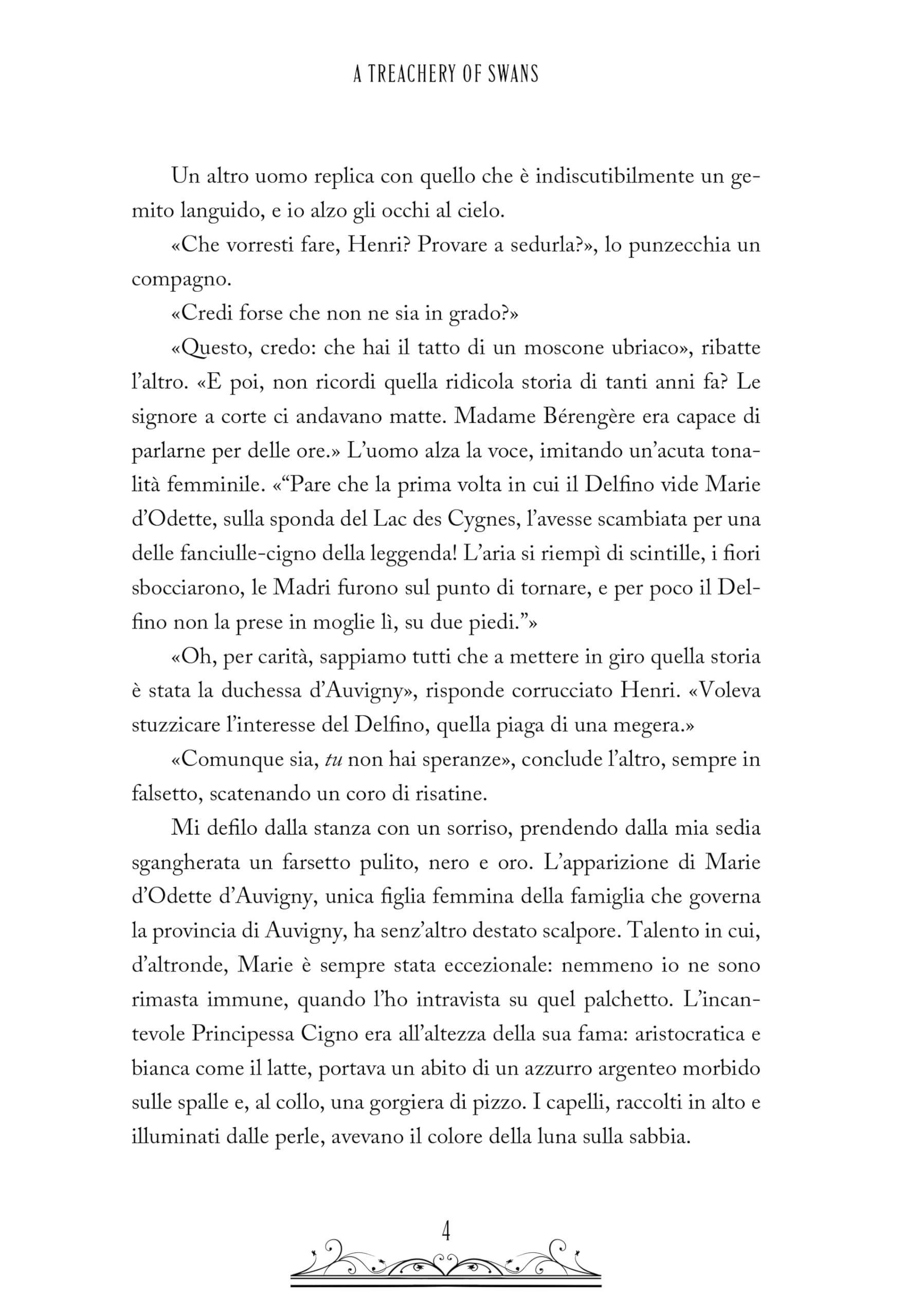 A treachery of swans. La tragedia dell’amor tradito
