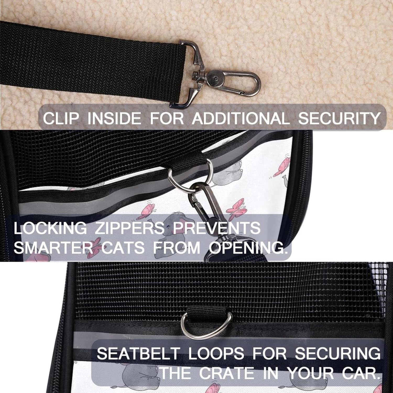 キャリーバッグ マット付き ペットキャリーバッグ 通気性 犬キャリー 3way ショルダー コンパクト 手提げキャリーバッグ,かわい