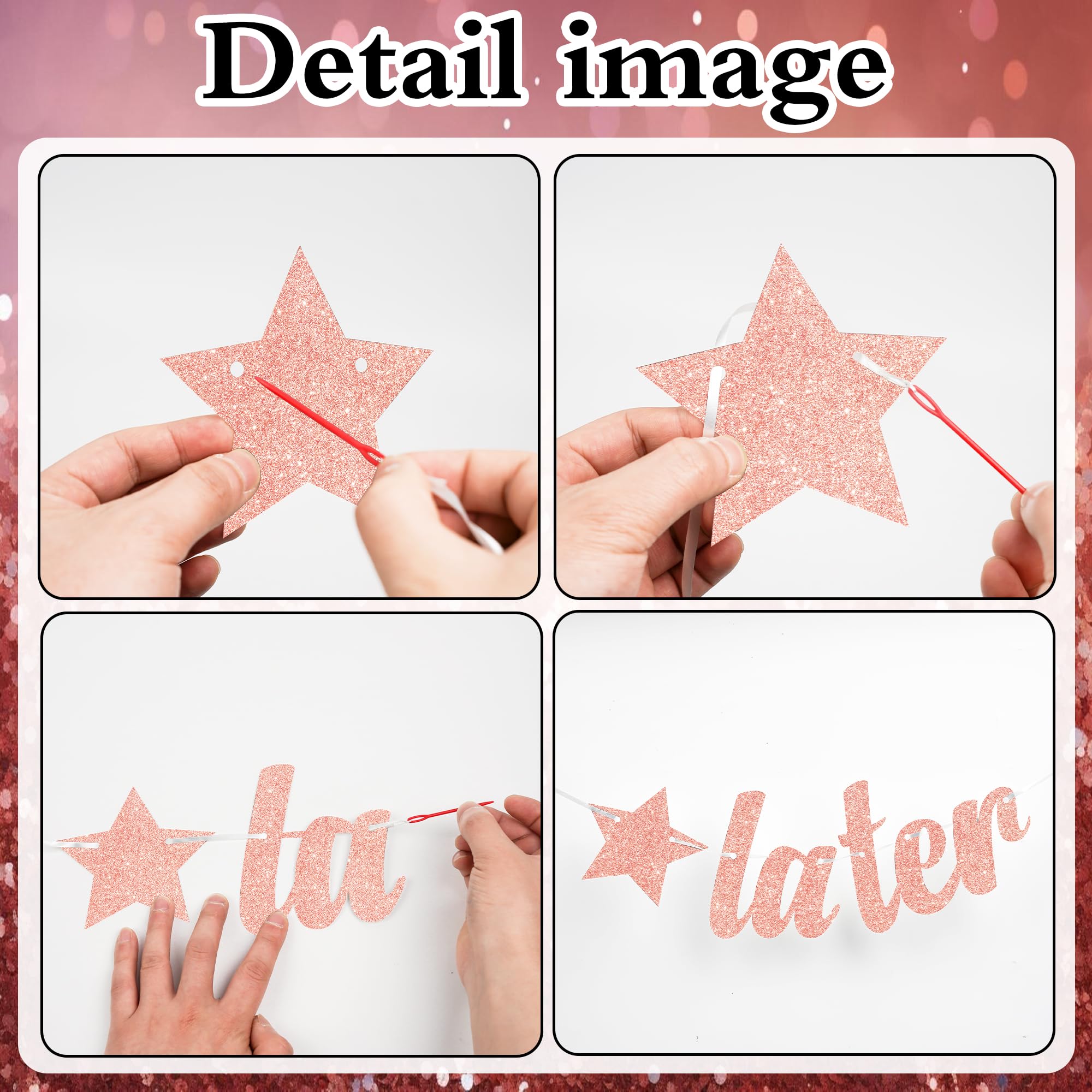 Sorry Your Leaving Banner Decorations, Farewell Party Supplies We Will Miss You Later Traitor Banners - Image 4