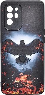 جراب خلفي مطبوع ثلاثي الأبعاد عالي الجودة مع حماية قوية ضد الصدمات والسقوط لموبايل أوبو A95 من بوتر - متعدد الألوان