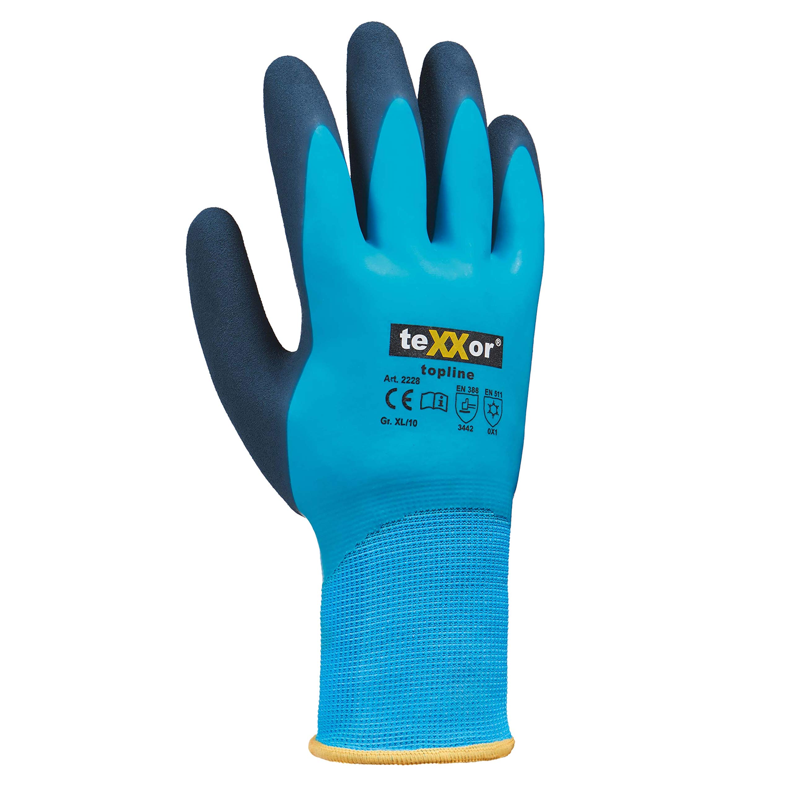Produktbild von Winter-Arbeitshandschuhe Isoliert – 12 Bis 120 Paar Montagehandschuhe Mit Latex-Beschichtung