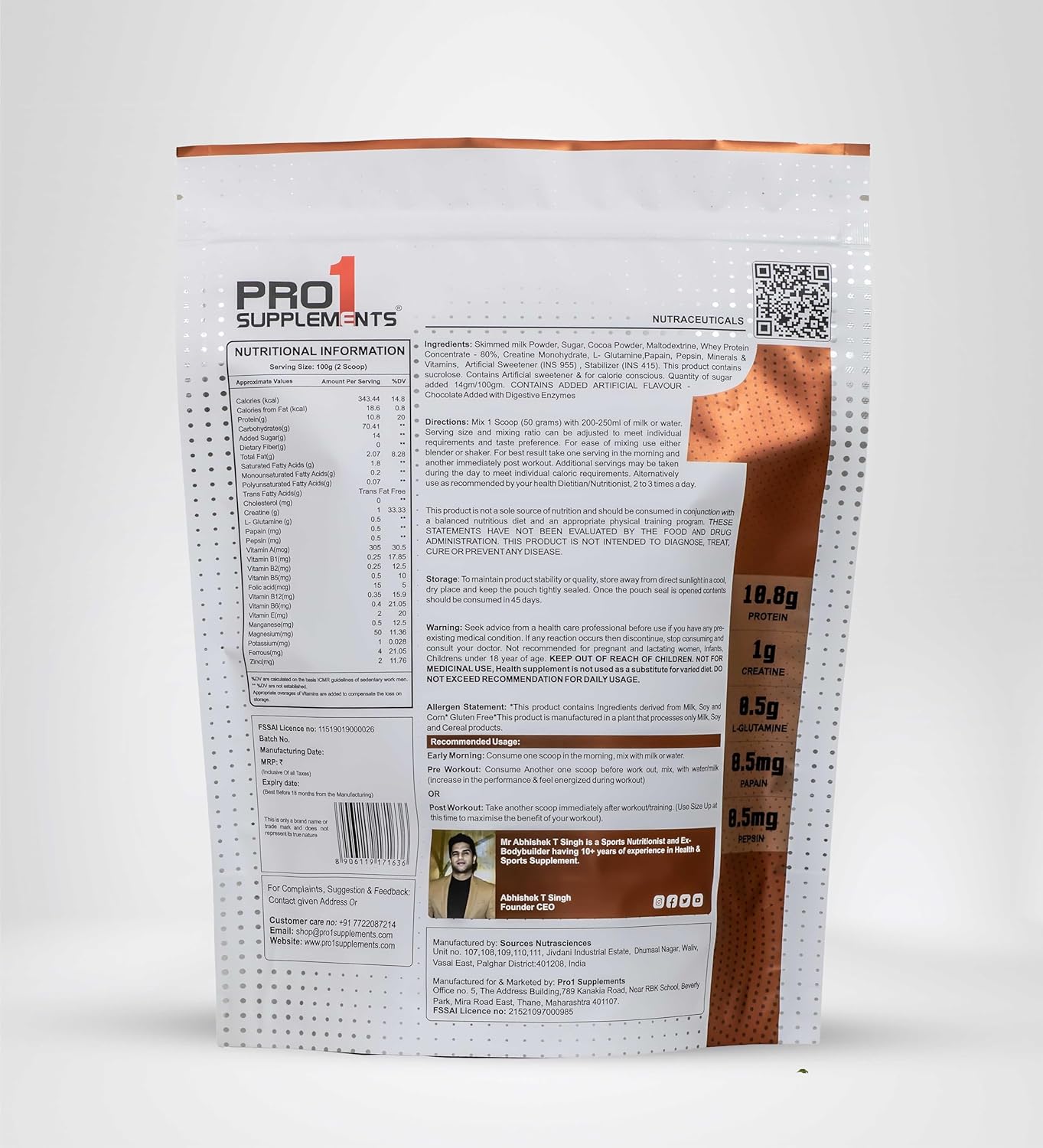 Review Pro1 Supplements Mass Gainer With 10.8G Protein | Weight 7 Review Pro1 Supplements Mass Gainer With 10.8G Protein | Weight