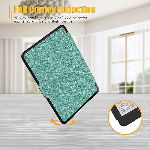 Miniatura 7 de SCSVPN Funda para Kindle de 6 pulgadas (versión 11 generación 2022, modelo C2V2L3, no compatible con Paperwhite u Oasis), funda inteligente