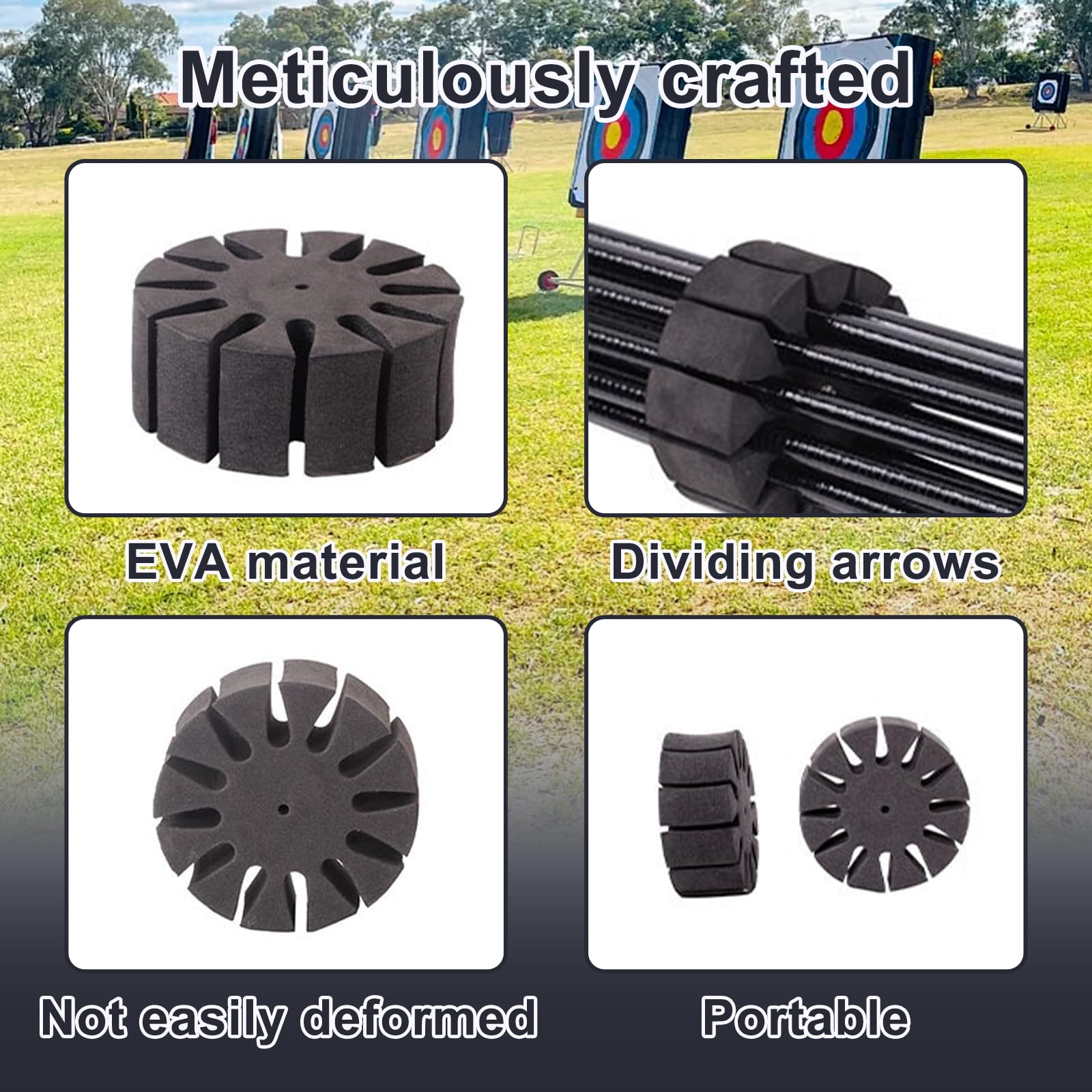 8PCS EVA freccia separatore titolare rotondo