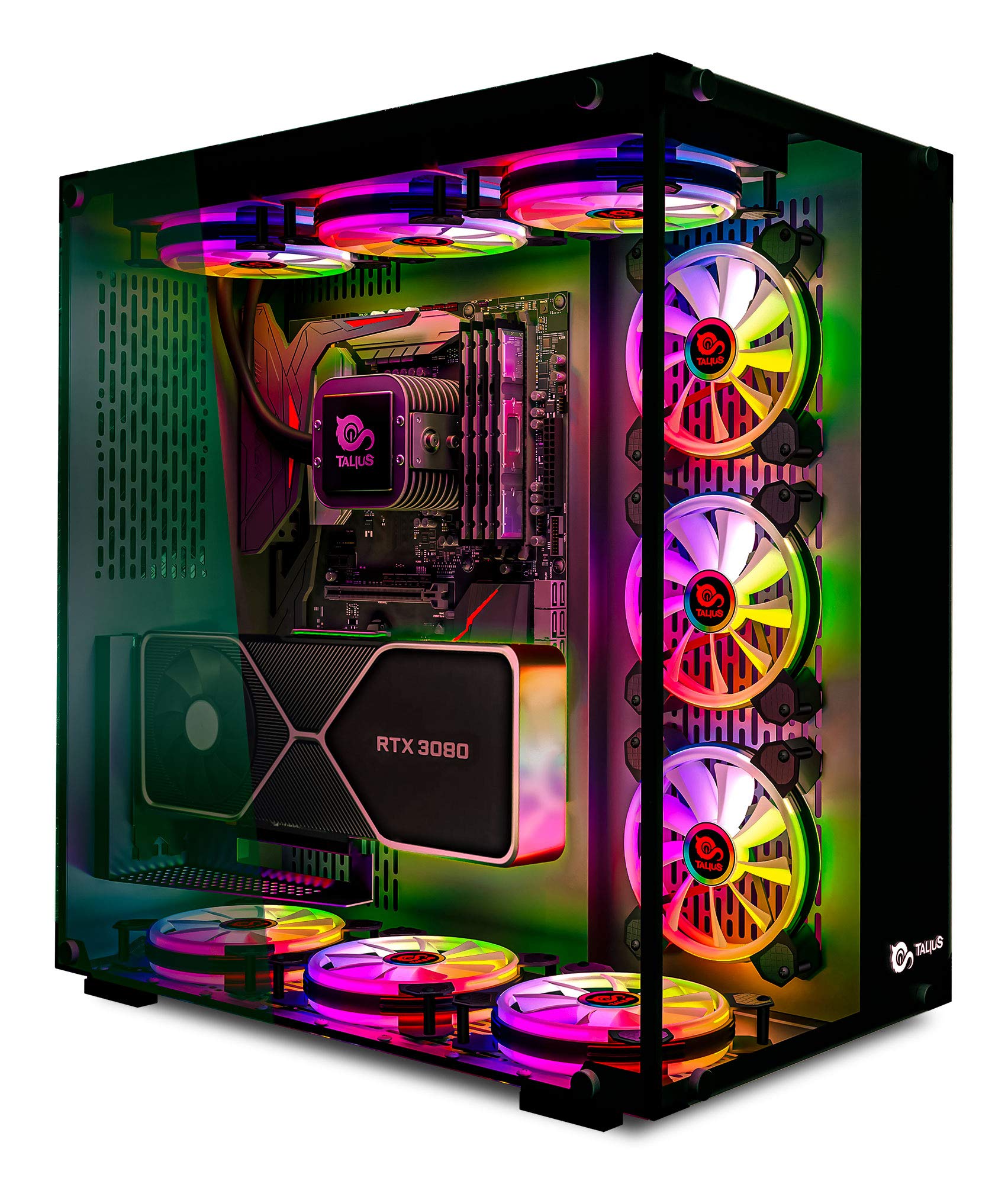 Talius Chronos - Boîtier PC Gamer en Verre trempé