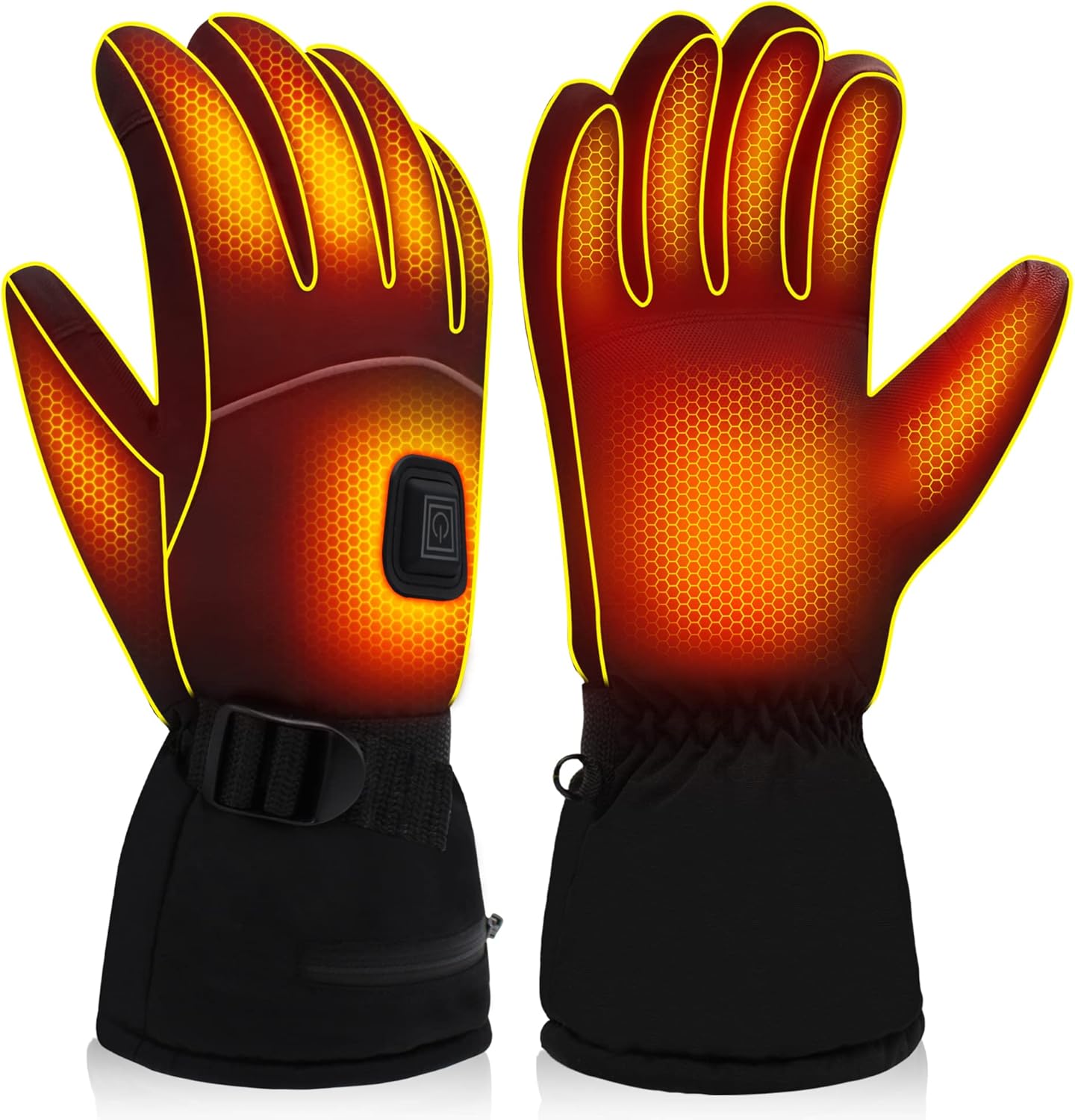 SVPRO Heated Gloves, Battery Powered Electric Gloves for Women and Men