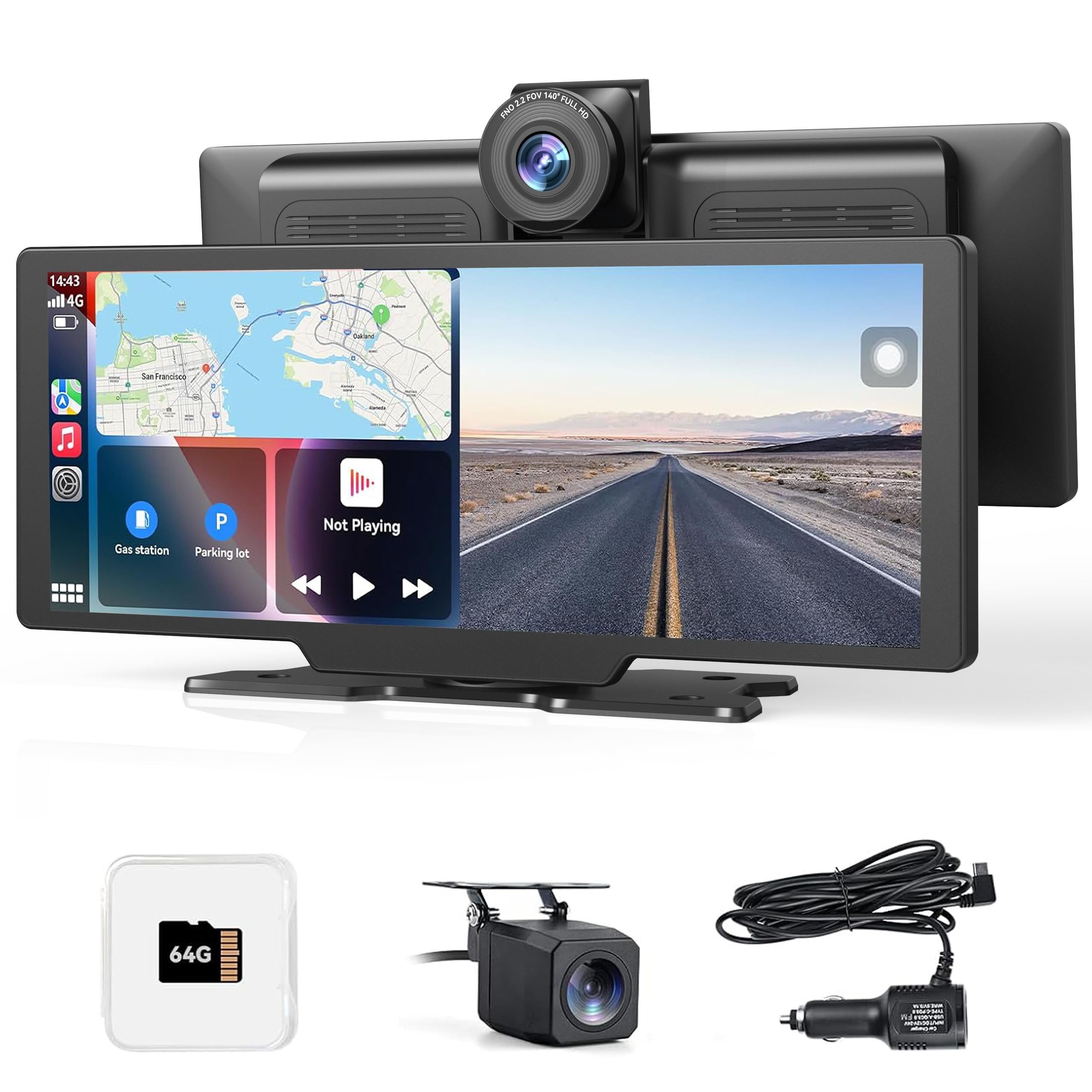Carpeer 10 Inch Carplay Screen