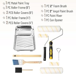 Best Pro-Grade Paint Roller Kit for Professional Results 27 81X6mLBYTNL. AC SL289