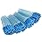 tifanso 200PCS Spoolie Eyelash Brush - Disposable Mascara Brush Wand for Lashes, Eyebrow Eyelash Extension Supplies (Deep Sky Blue)