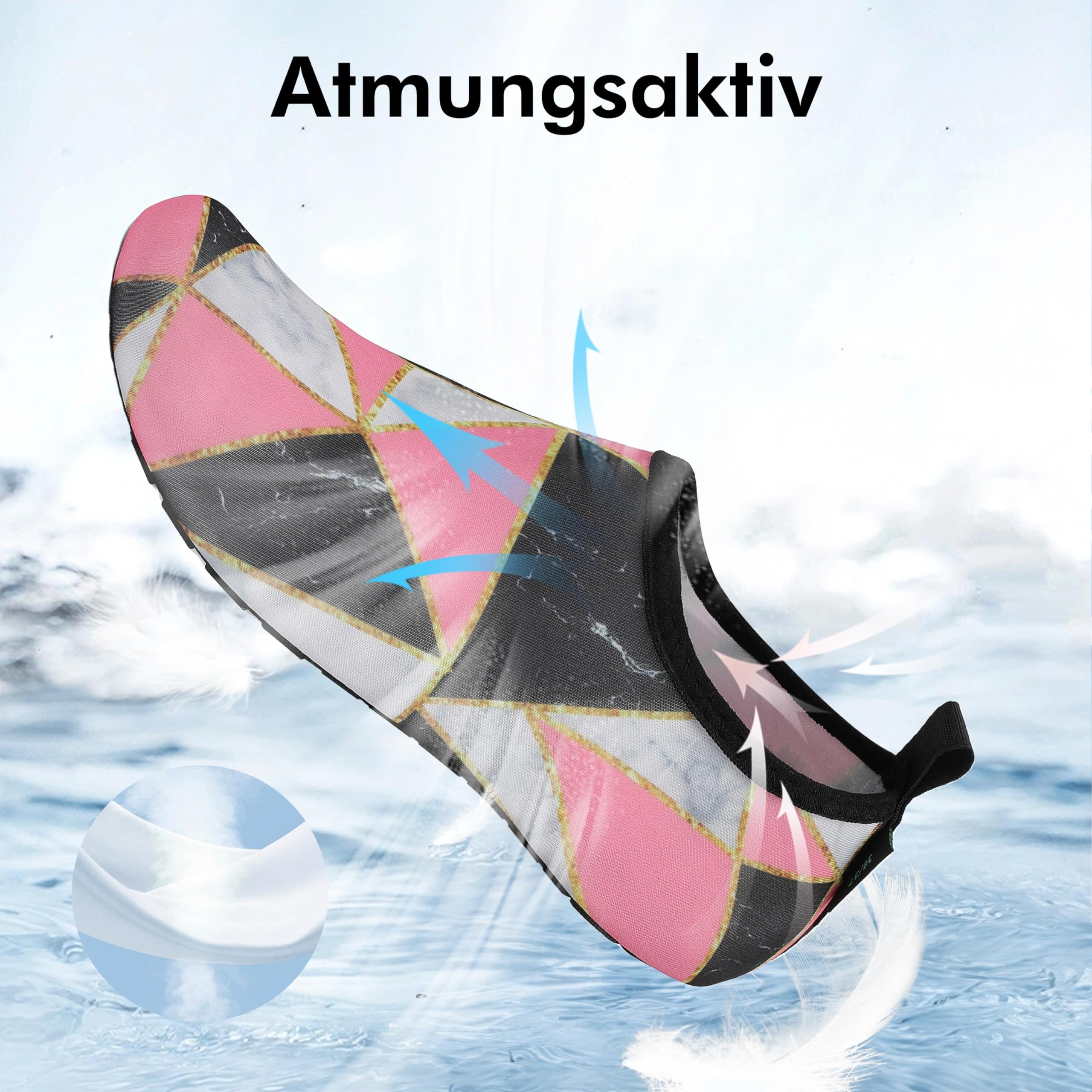 SAGUARO Scarpe da Scoglio Donna Uomo da Immersione Scarpette da Surf Water Shoes Barefoot per Bagno Spiaggia Mare Snorkel Yoga