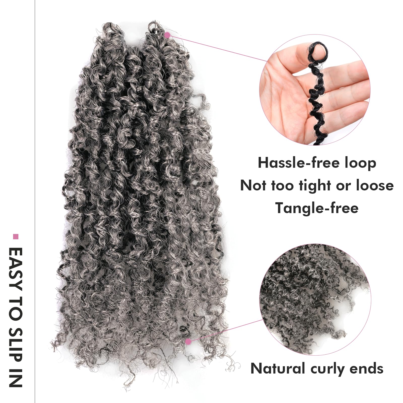 Amazon.com : Toyotress Yanky Twist Crochet Hair - 8 Inch 8 Packs