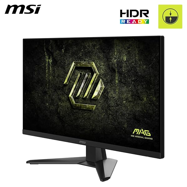 MSI MAG 272F X24 Écran Gaming 27'' FHD - Dalle Rapid IPS 1920 x 1080, 240 Hz / 0,5 ms, HDR Ready, Eye Care, AI Vision HDMI 2.0b, P 1.2a, Design sans Bordure, Compatible VESA, Noir - 3