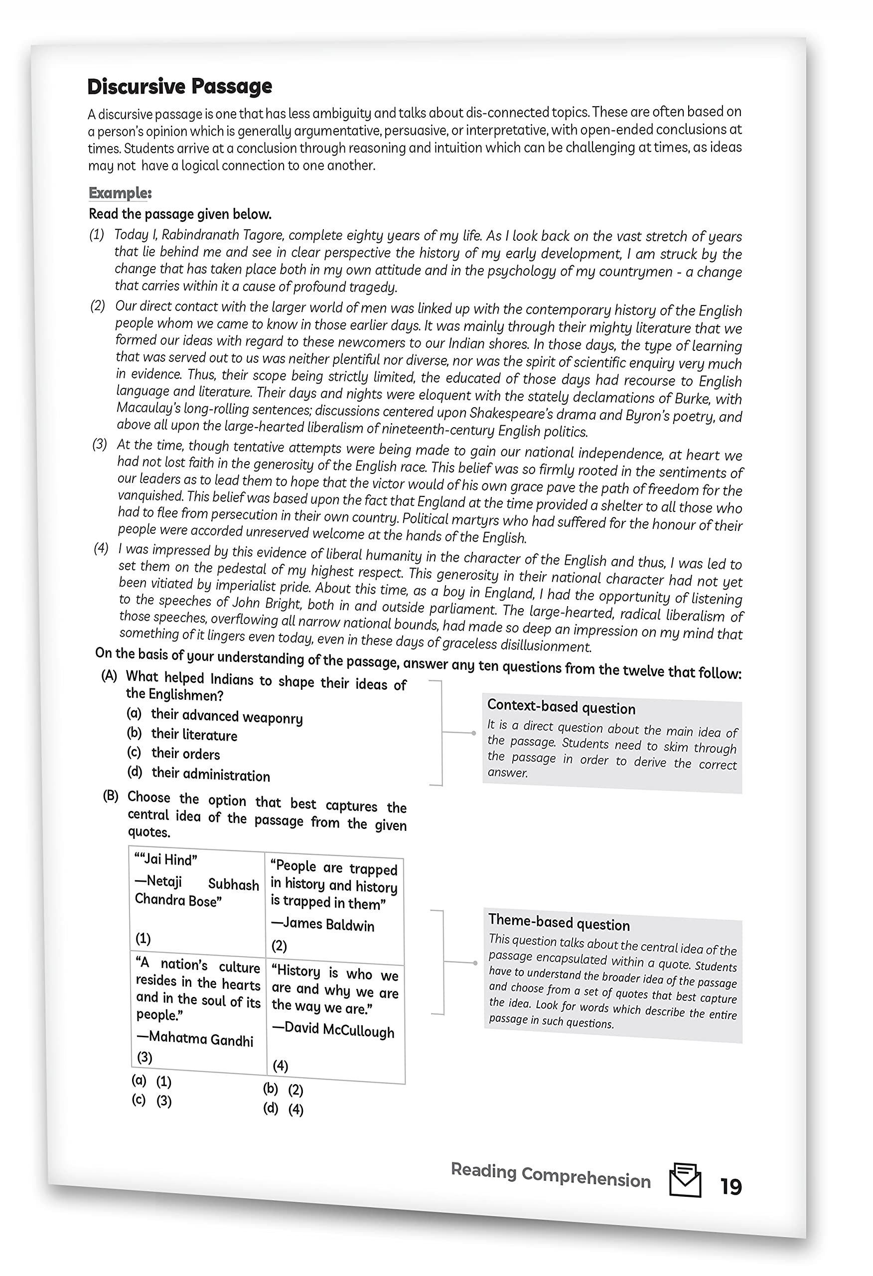 Educart TERM 1 ENGLISH MCQ Class 10 Question Bank Book 2022 (Based on New MCQs Type Introduced in 2nd Sep 2021 CBSE Sample Paper) 2