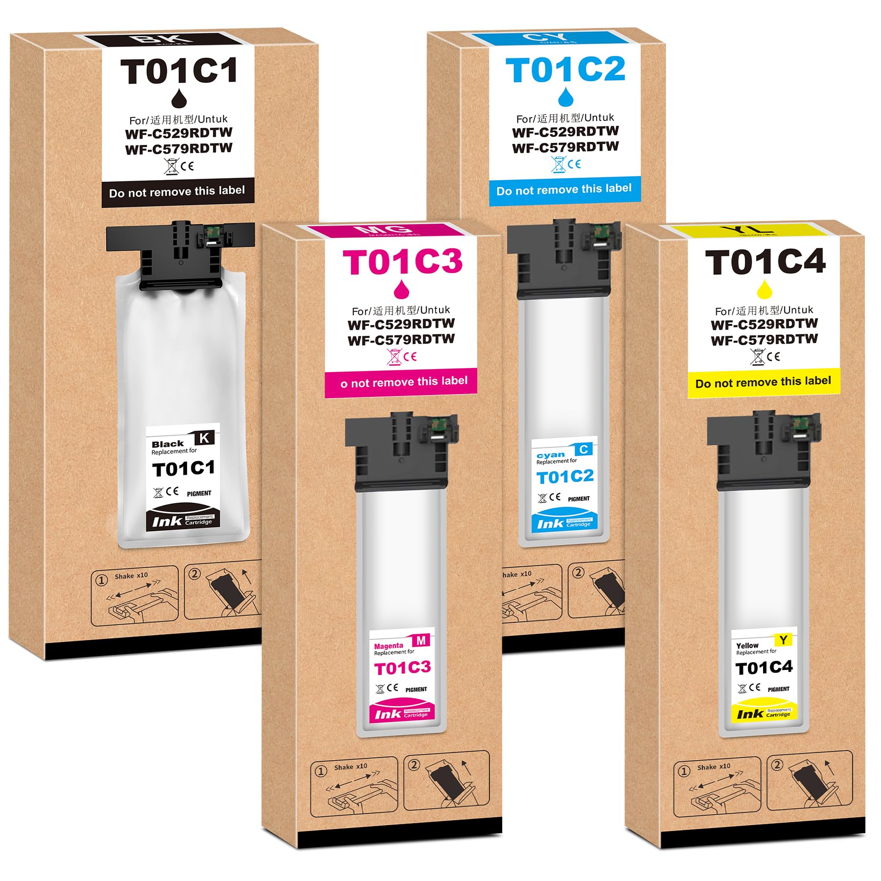 Cartouches T01C1 à T01C4 haute capacité pour WF-C579RDTWF - 7