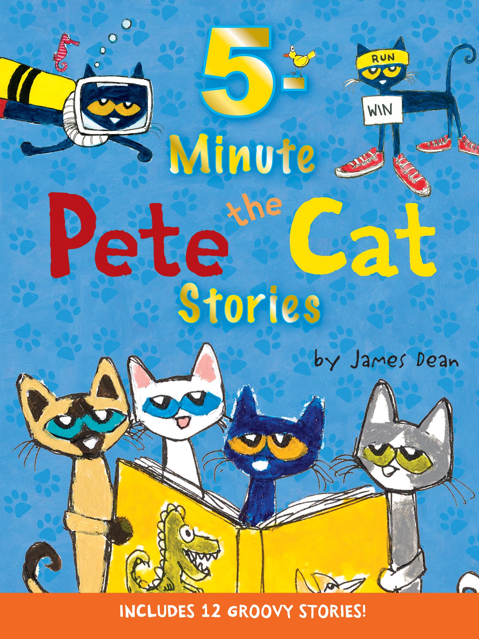 Amazon | Pete the Cat: 5-Minute Pete the Cat Stories: A Groovy