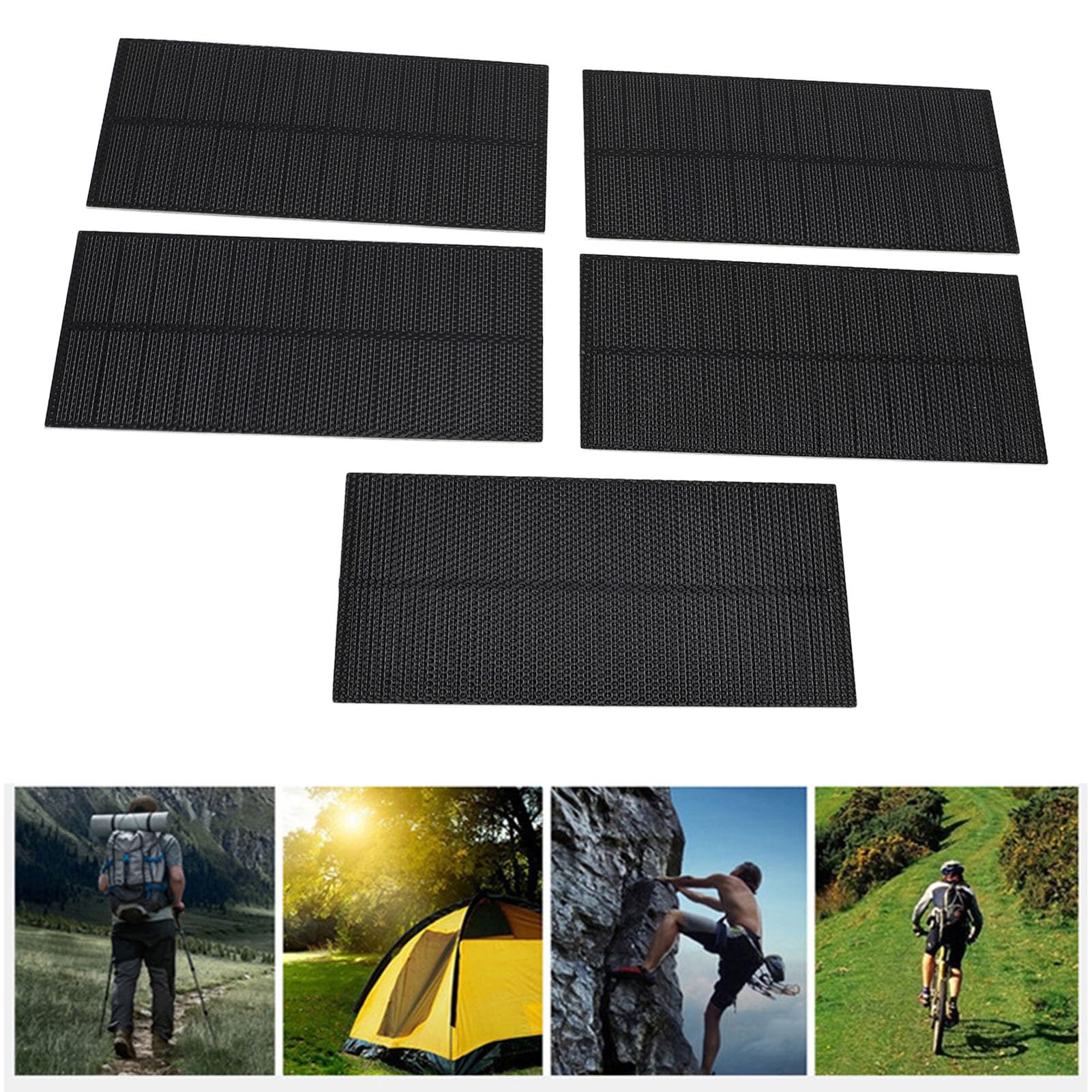 5pcs Solarpanel, 5W EIN Stück ETFE Monokristalline Silizium Tragbares Solar -Ladungsfeld für Wissenschaftliche Projekte Elektronische Anwendungen