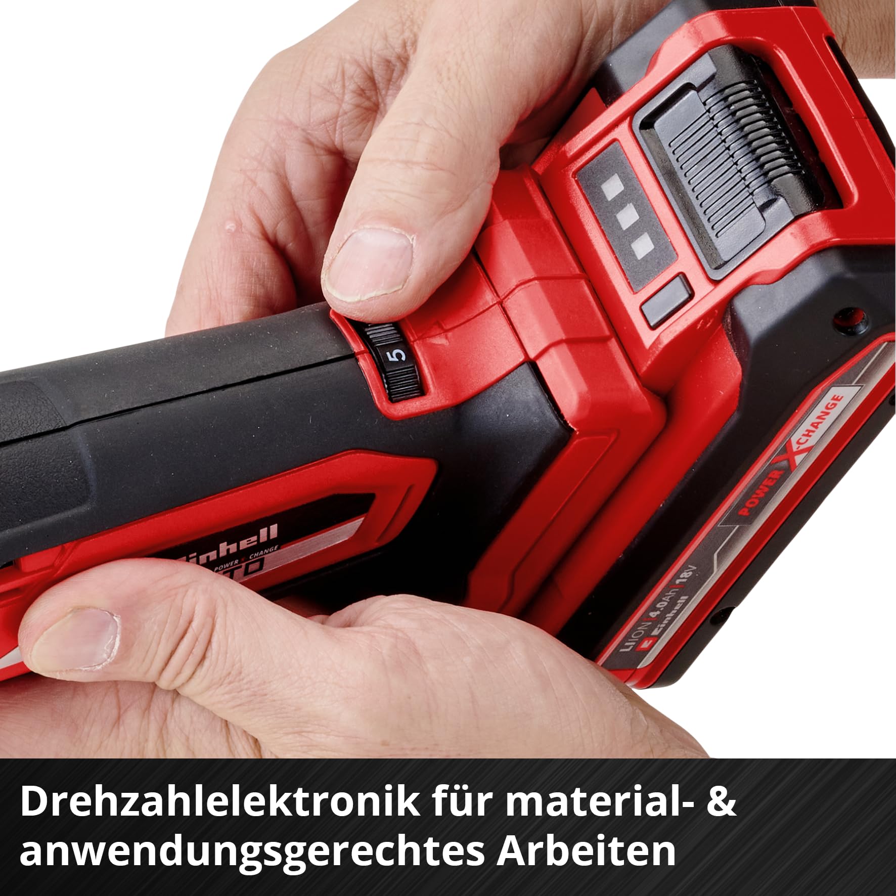 Einhell VARRITO Power X-Change Akku-Multifunktionswerkzeug 18 V Li-Ion 22000-40000 min-1