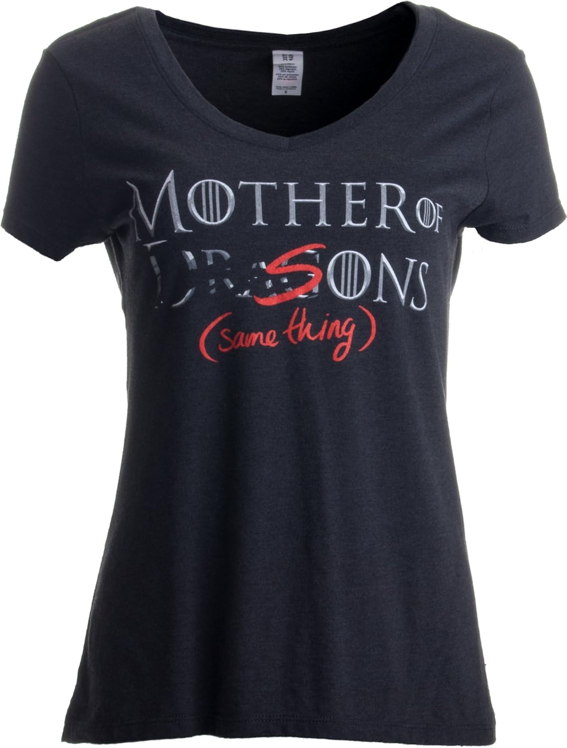 Mother of Dragons (er, Sons – Same Thing) | Funny Mommy Ladies' V-Neck T-Shirt