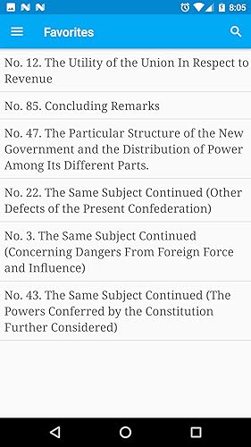 The Federalist Papers US