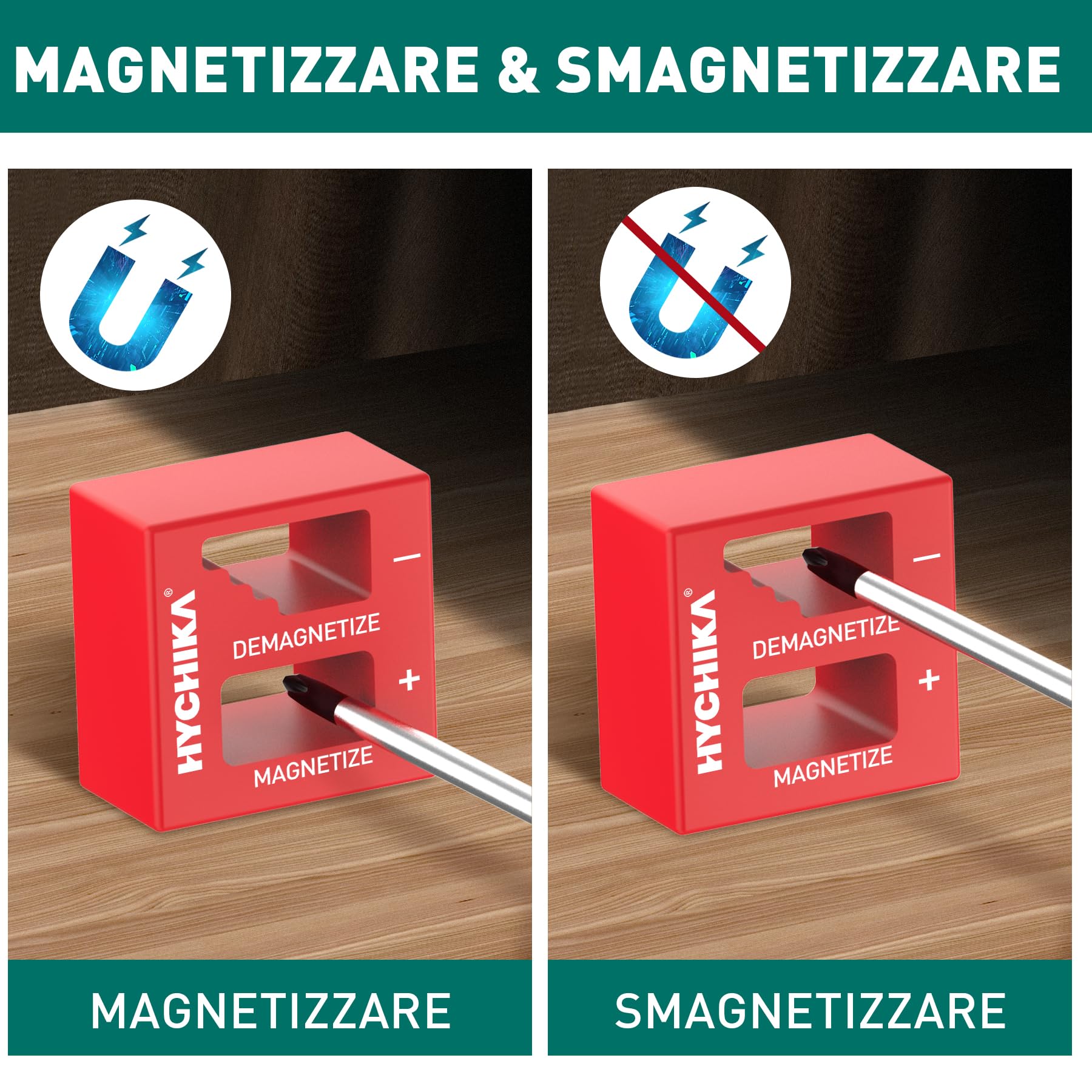 HYCHIKA 30 PZ Set di Cacciaviti Professionali con Cacciaviti a Testa Piatta e Phillips, Resistente Strumento Kit Cacciavite Manuale per DIY, Casa, Ufficio
