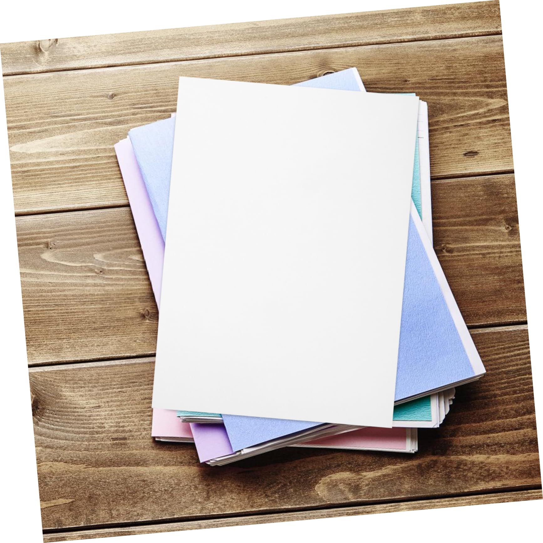Papier Cartonné Épais A4 100 Feuilles Blanc pour Impression