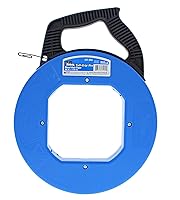 Vista 6 de IDEAL 31-057 - Cinta de pescado de acero azul 31-057 de 240 pies, cinta de pescado de acero azul con gancho formado y estuche Tuff-Grip Pro, acabado