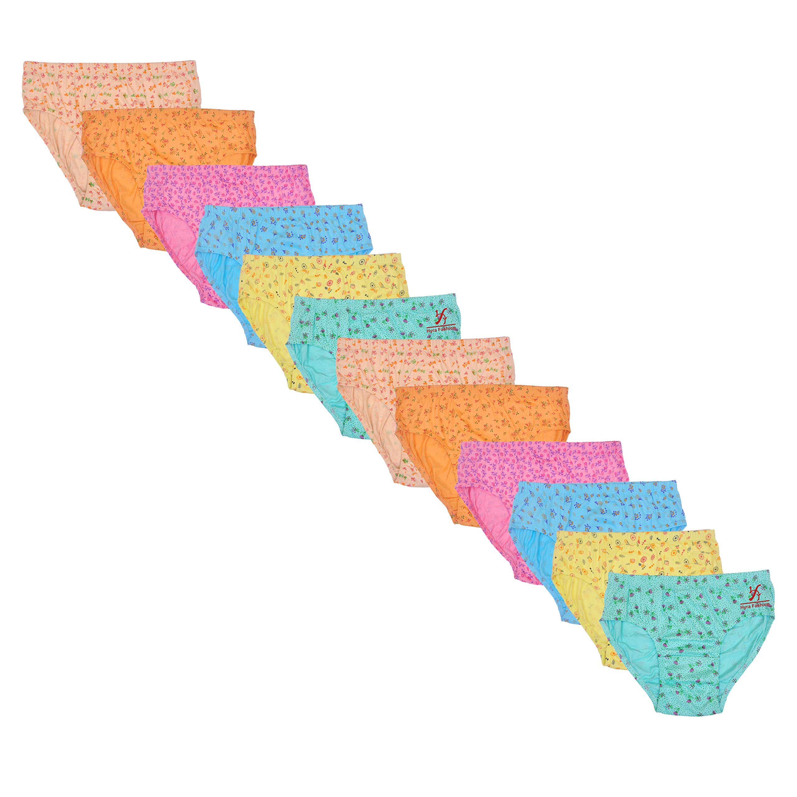 hyra Women's Cotton Classic Hipster Panties Pack of 10-picture-21