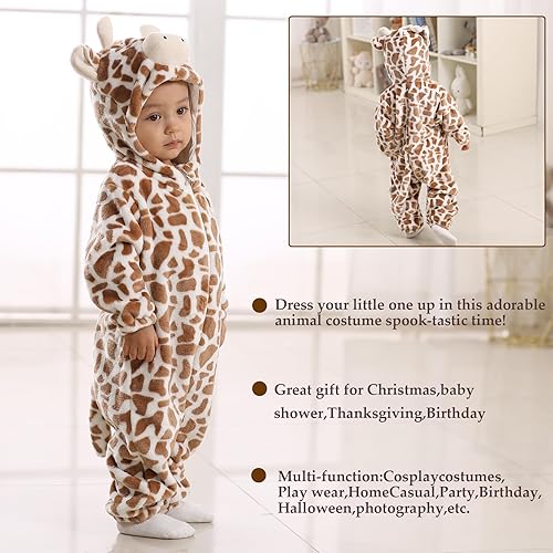Miniatura 7 de Tonwhar - Mameluco disfraz para bebé de 0 a 3 años, diseño de animales y dibujos animados.