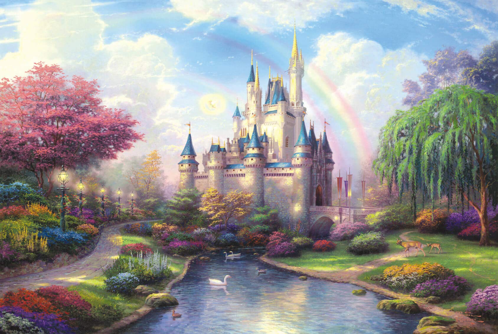 Psychedelic castle jigsaw Puzzles 1000 Pieces for Adults pure wood super quality-Entertainment Toys for Adult Special Graduation or Birthday-holiday Gift Home Décor