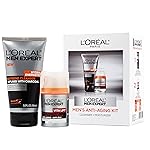 L\'Oreal Paris Men Expert Charcoal Facial Cleanser & Anti-Wrinkle & Firming Face Moisturizer Gift Set (Set of 2)